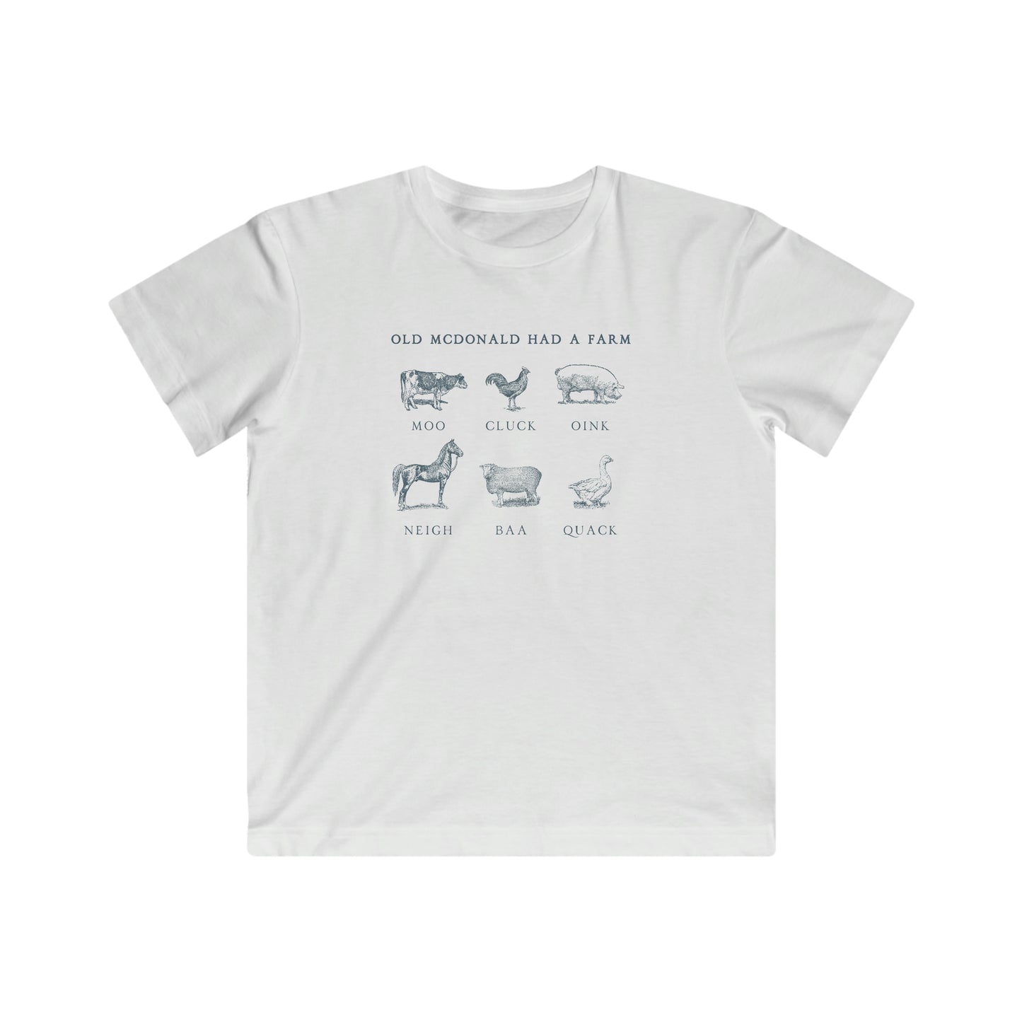"Old McDonald" Youth/Kids Fine Jersey Tee