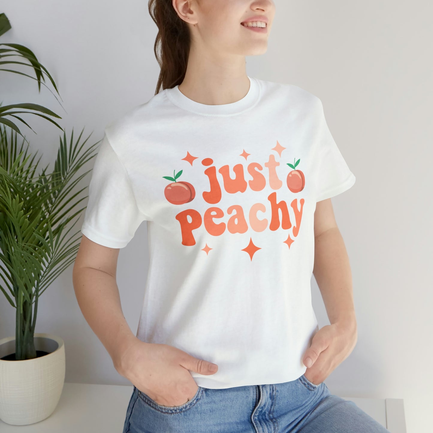 "Just Peachy" Bella Canvas Short Sleeve Tee
