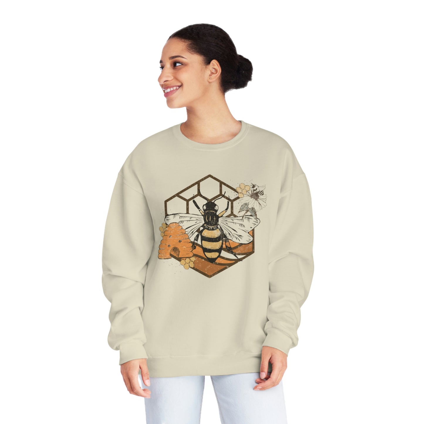 "Honey Bee" Unisex NuBlend® Crewneck Sweatshirt