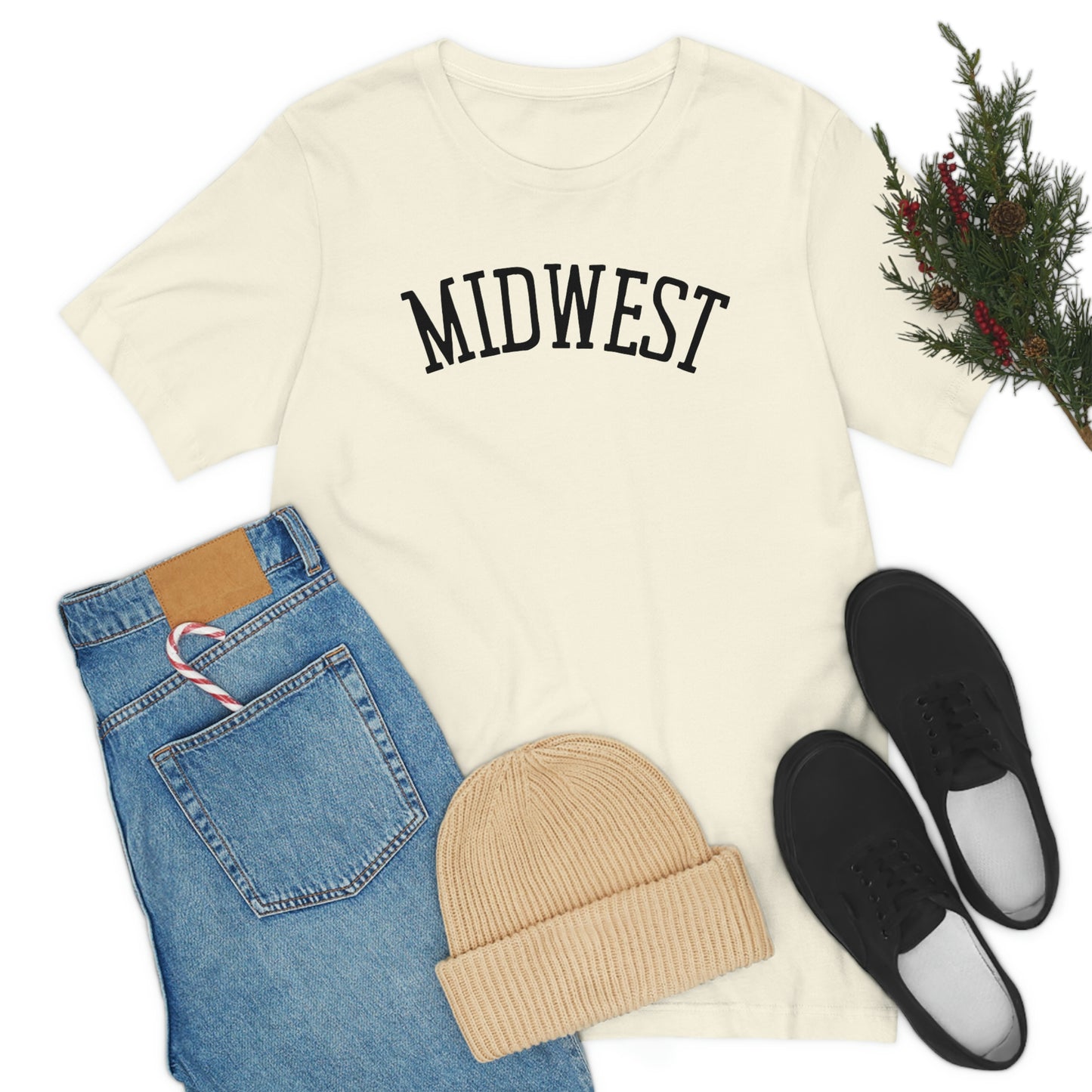 "Midwest" Unisex Jersey Short Sleeve Tee