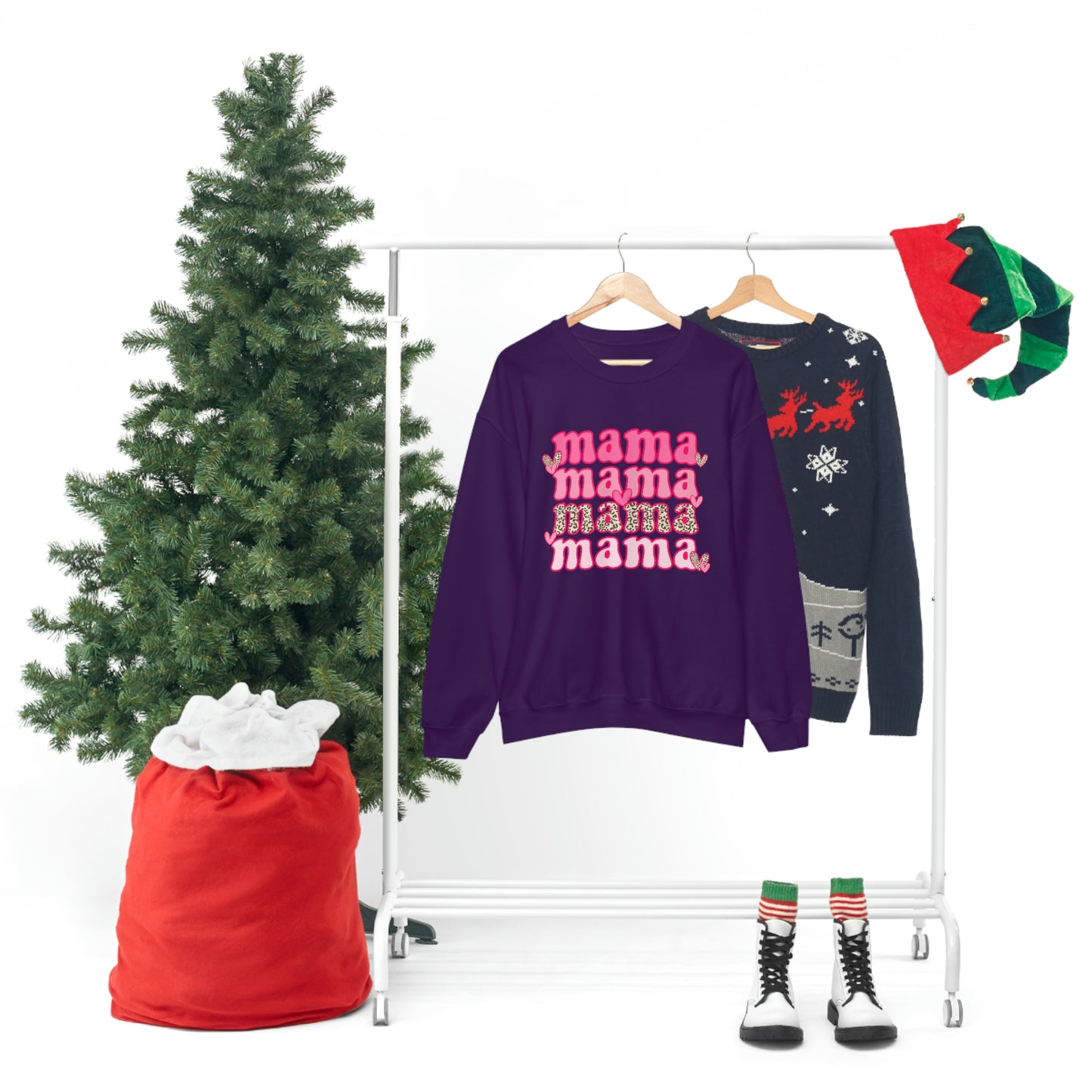 "Mama" Unisex Heavy Blend™ Crewneck Sweatshirt