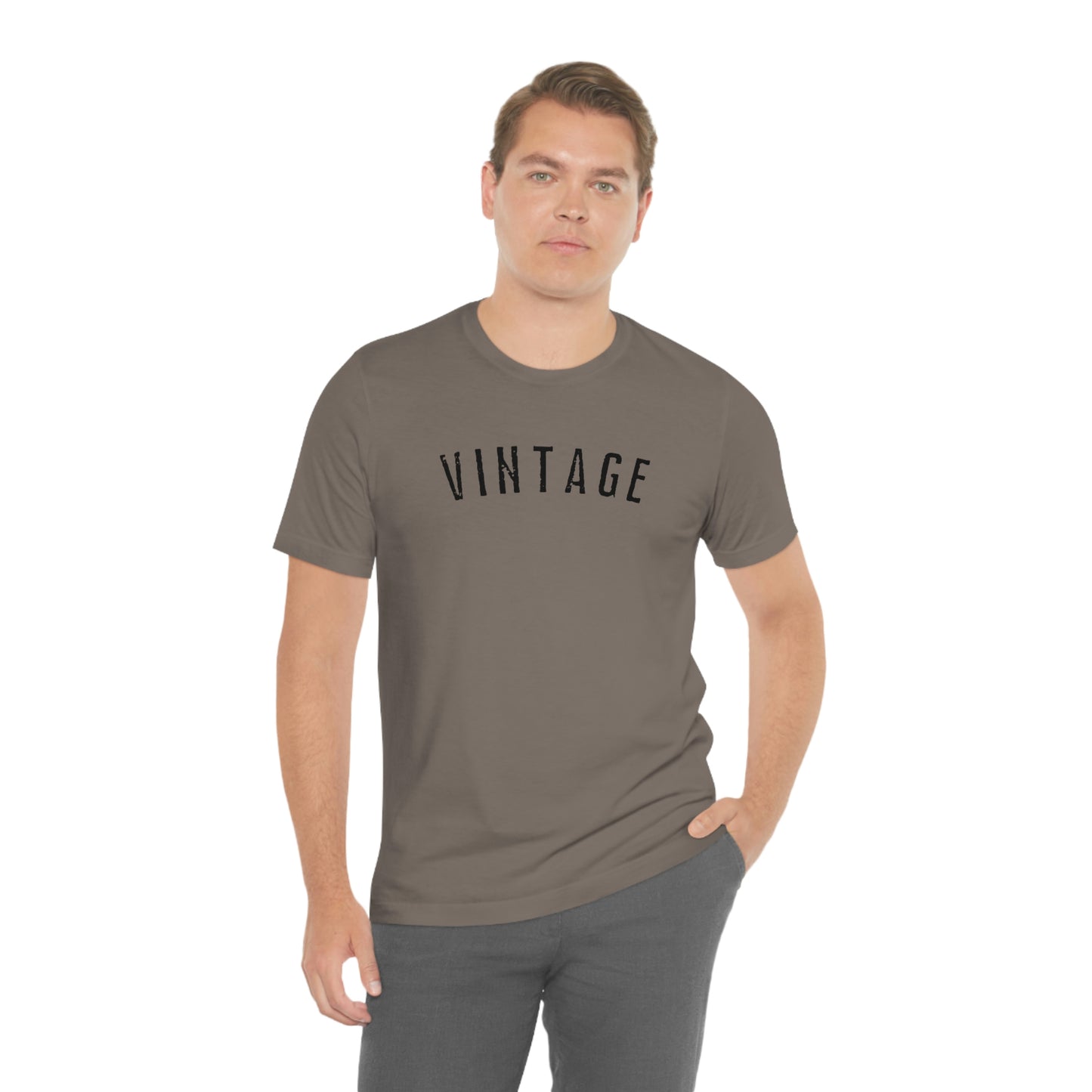 "Vintage" Bella Canvas Unisex Jersey Short Sleeve Tee