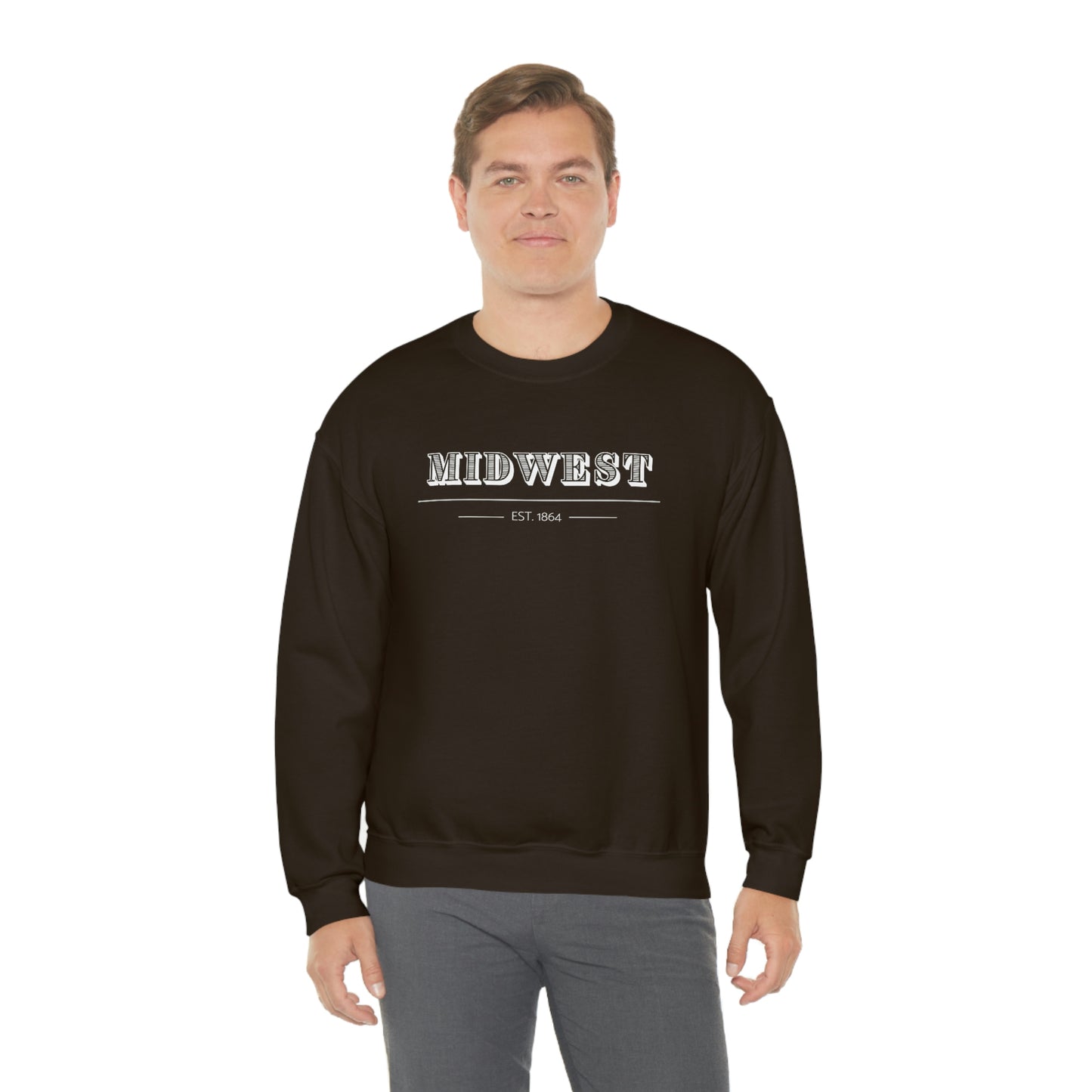 "Midwest" Unisex Heavy Blend™ Crewneck Sweatshirt