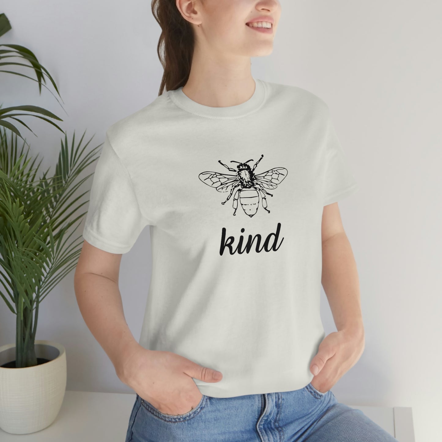"Bee Kind" Unisex Jersey Short Sleeve Tee
