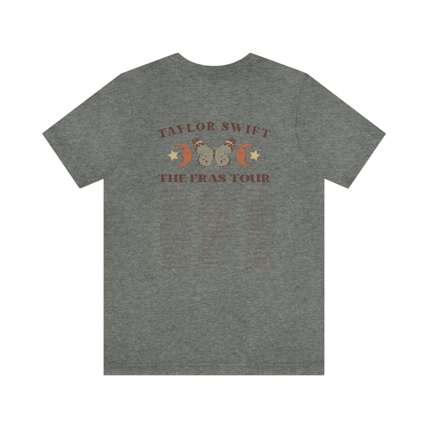 Taylor Swift Eras Tour 1989 Midnights Bella Canvas Unisex Jersey Short Sleeve Tee