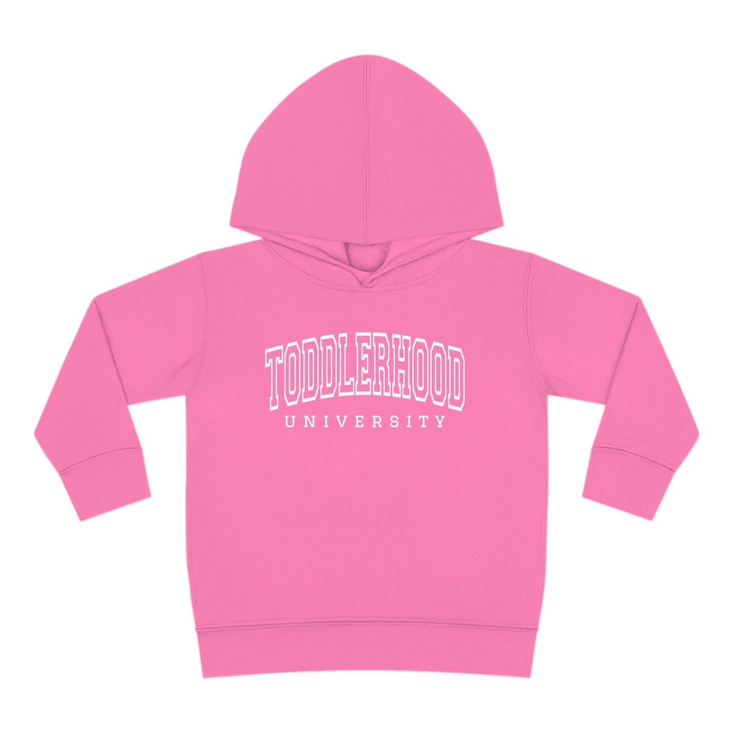 "Toddlerhood University" Toddler Pullover Fleece Hoodie (2T-6T)