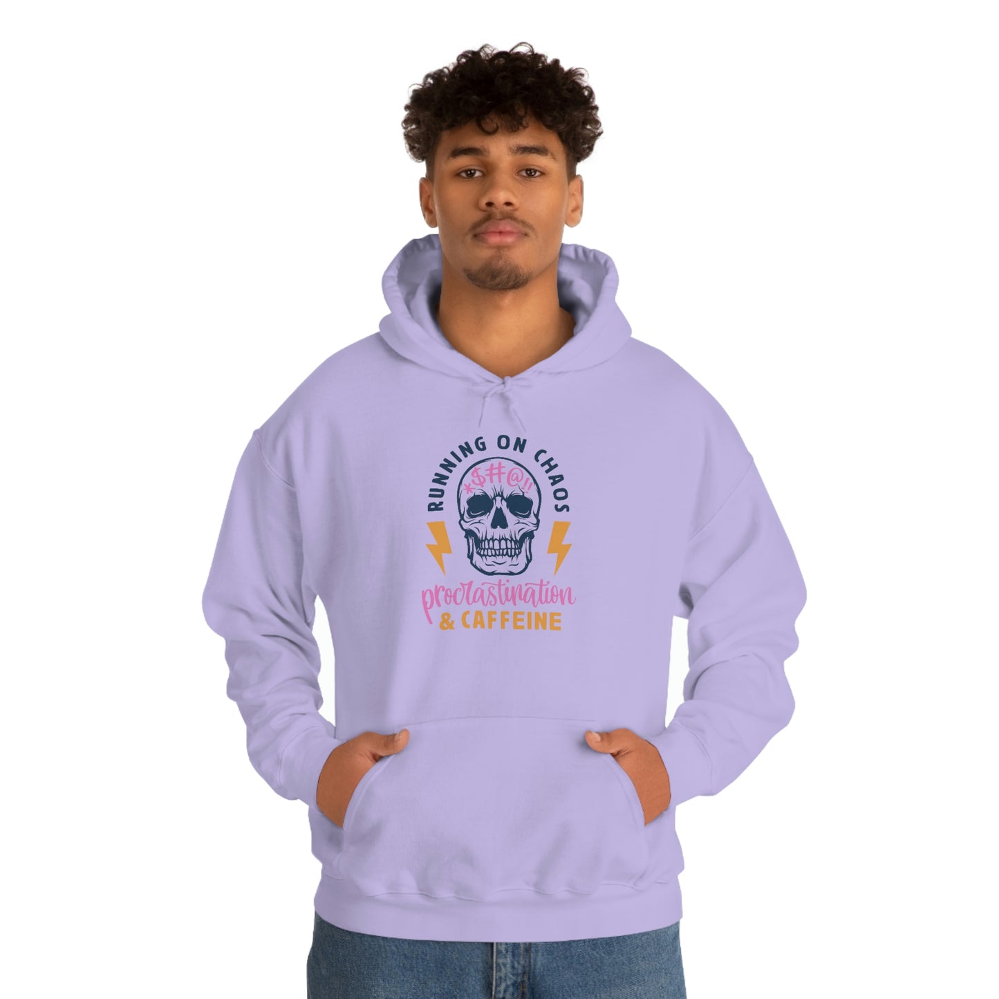 "Chaos and Caffeine" Unisex Heavy Blend™ Hooded Sweatshirt