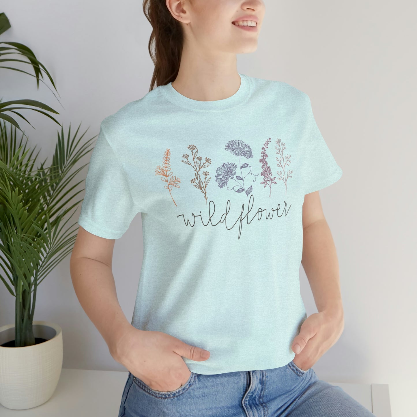 "Wildflower" Bella Canvas Short Sleeve Tee