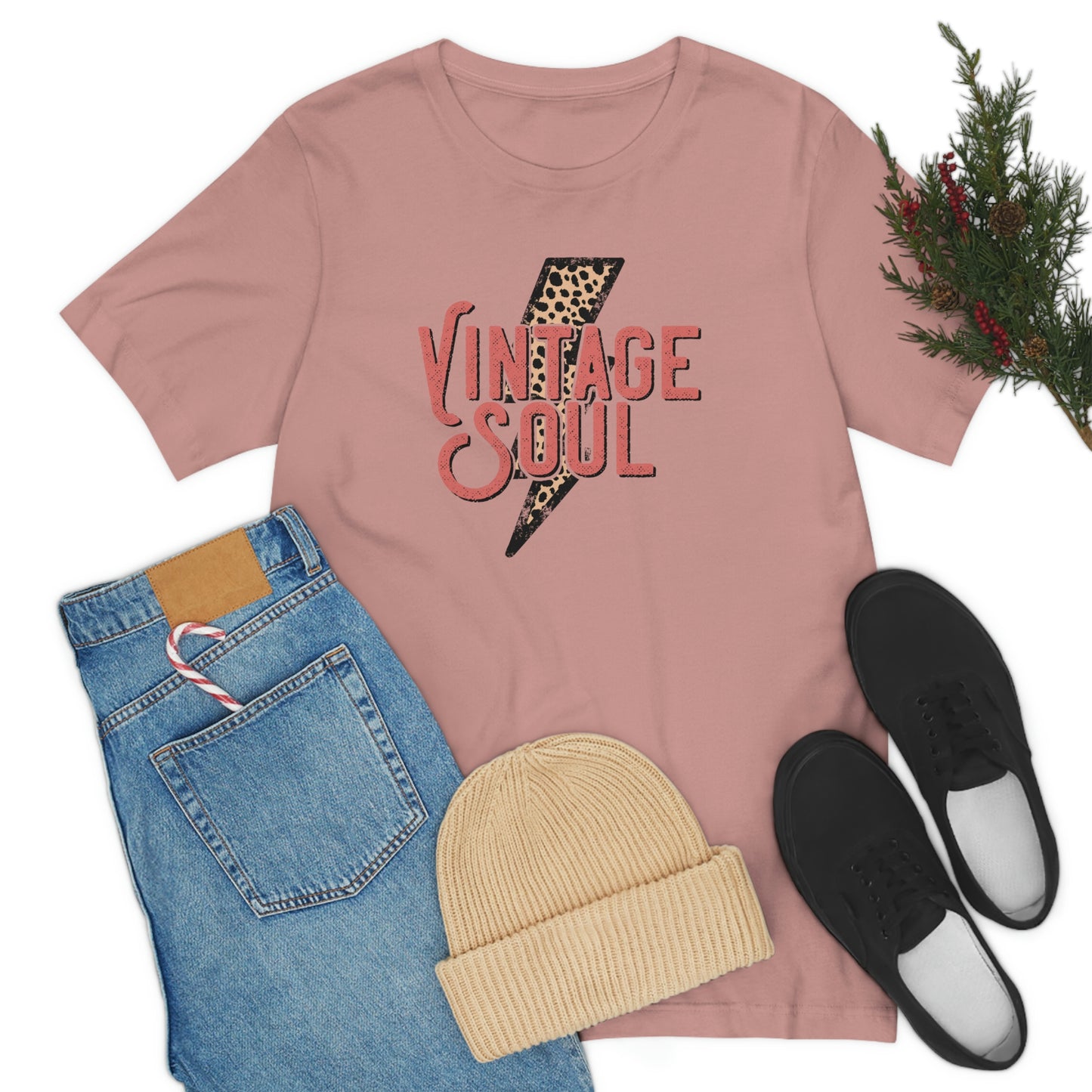 "Vintage Soul" Unisex Jersey Short Sleeve Tee