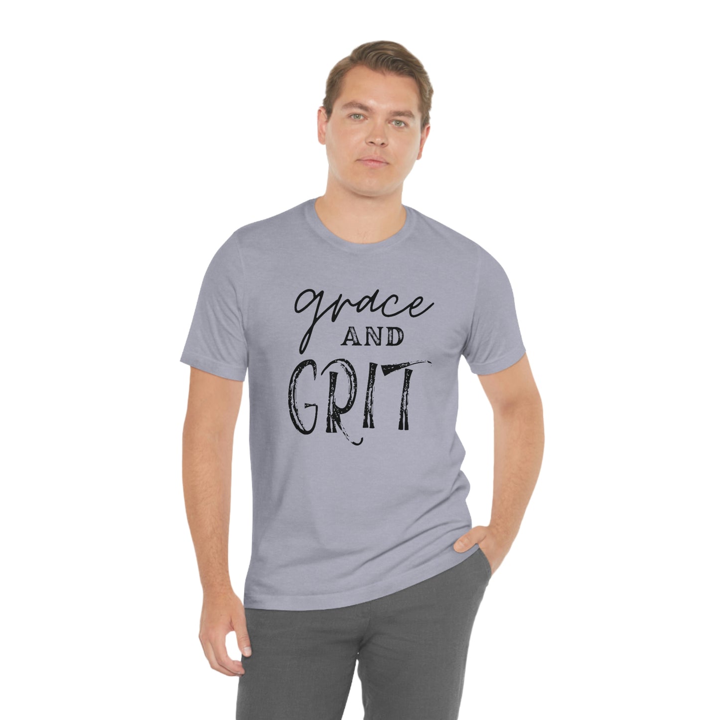 "Grace and Grit" Unisex Jersey Short Tee