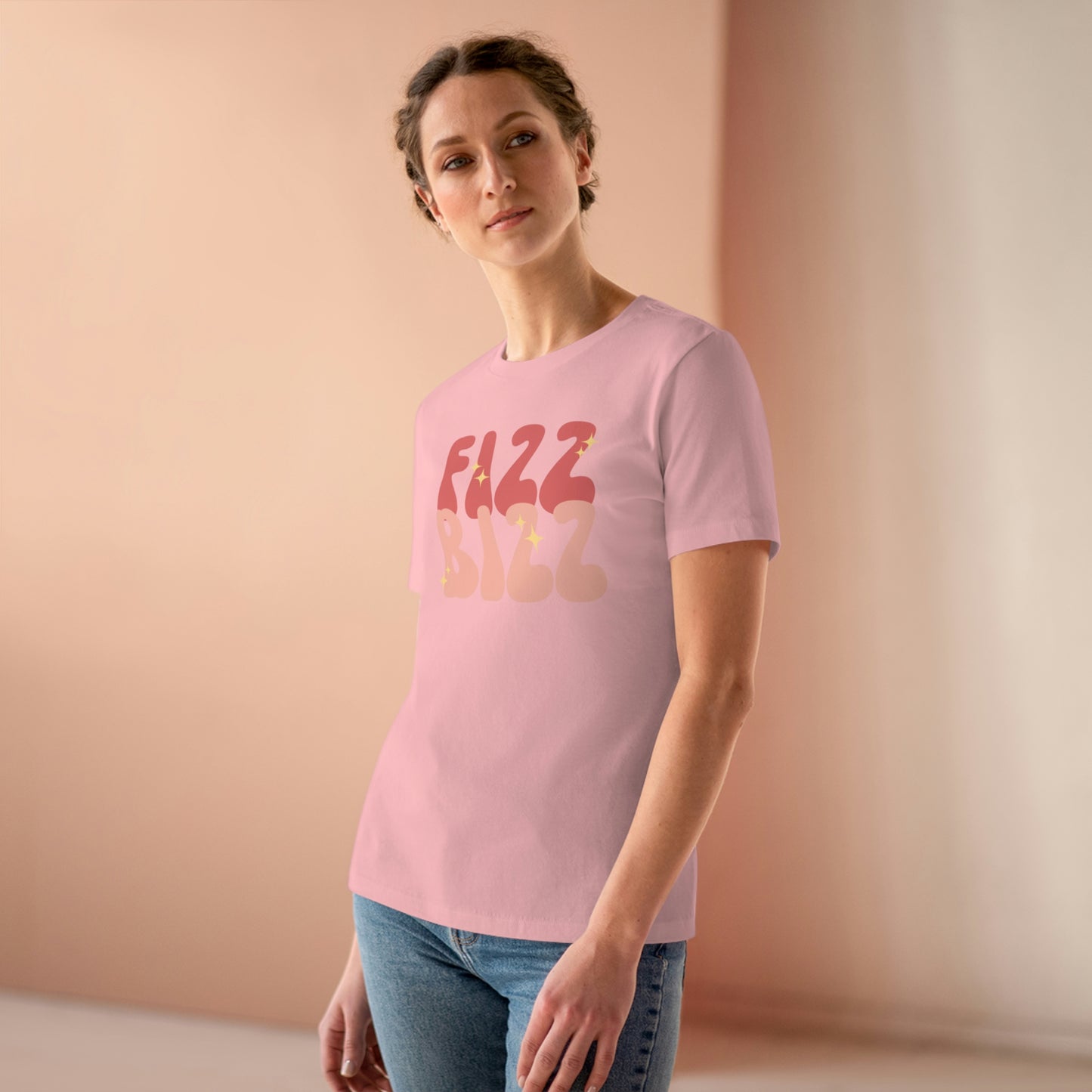 "Fizz Bizz" Bella Canvas 6400 Women's Premium Tee