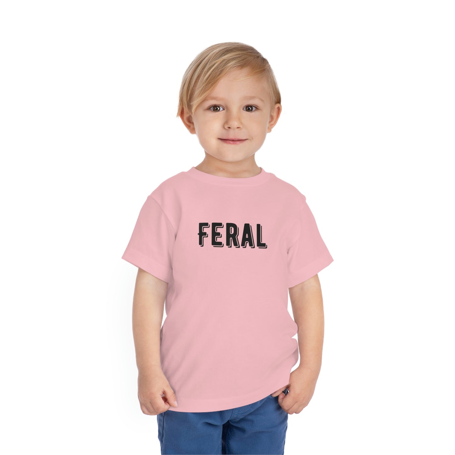 "Feral" Toddler Short Sleeve Tee (2T-5T)