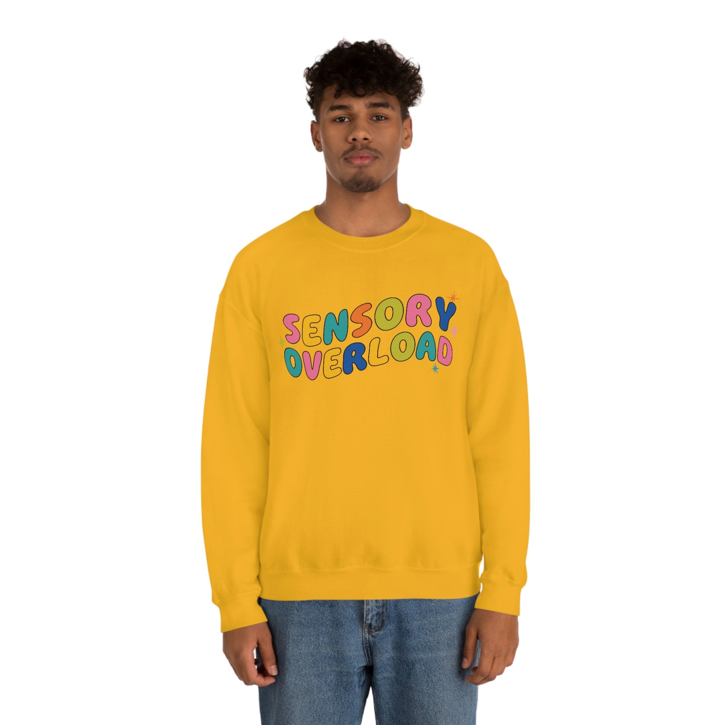 "Sensory Overload" Unisex Heavy Blend™ Crewneck Sweatshirt