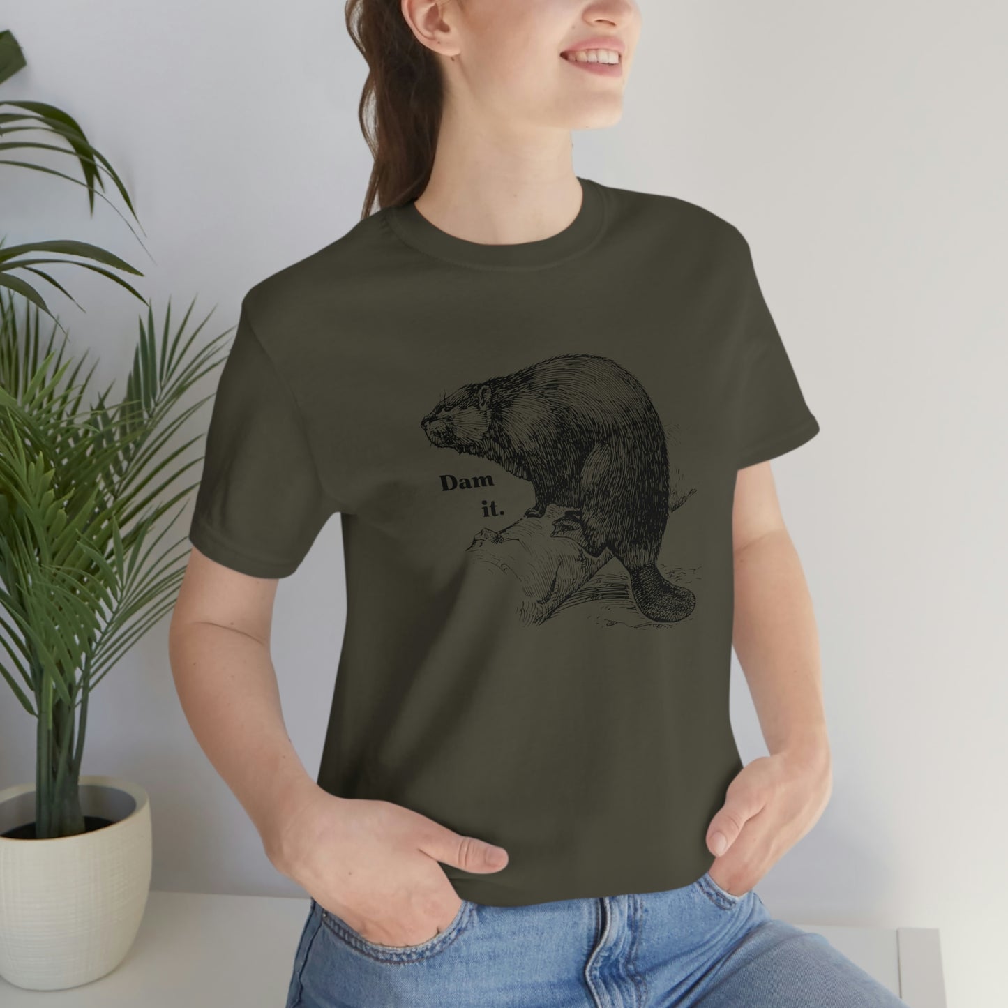 "Dam it" Bella Canvas Graphic Short Sleeve Tee