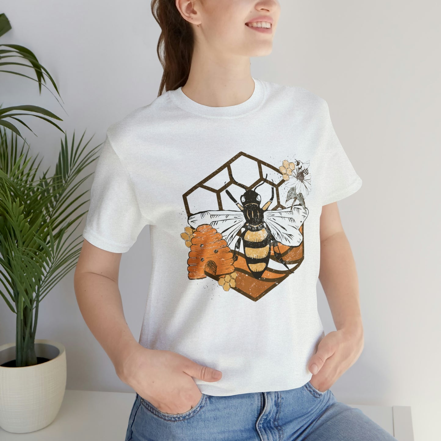 "Honey Bee" Bella Canvas Short Sleeve Tee