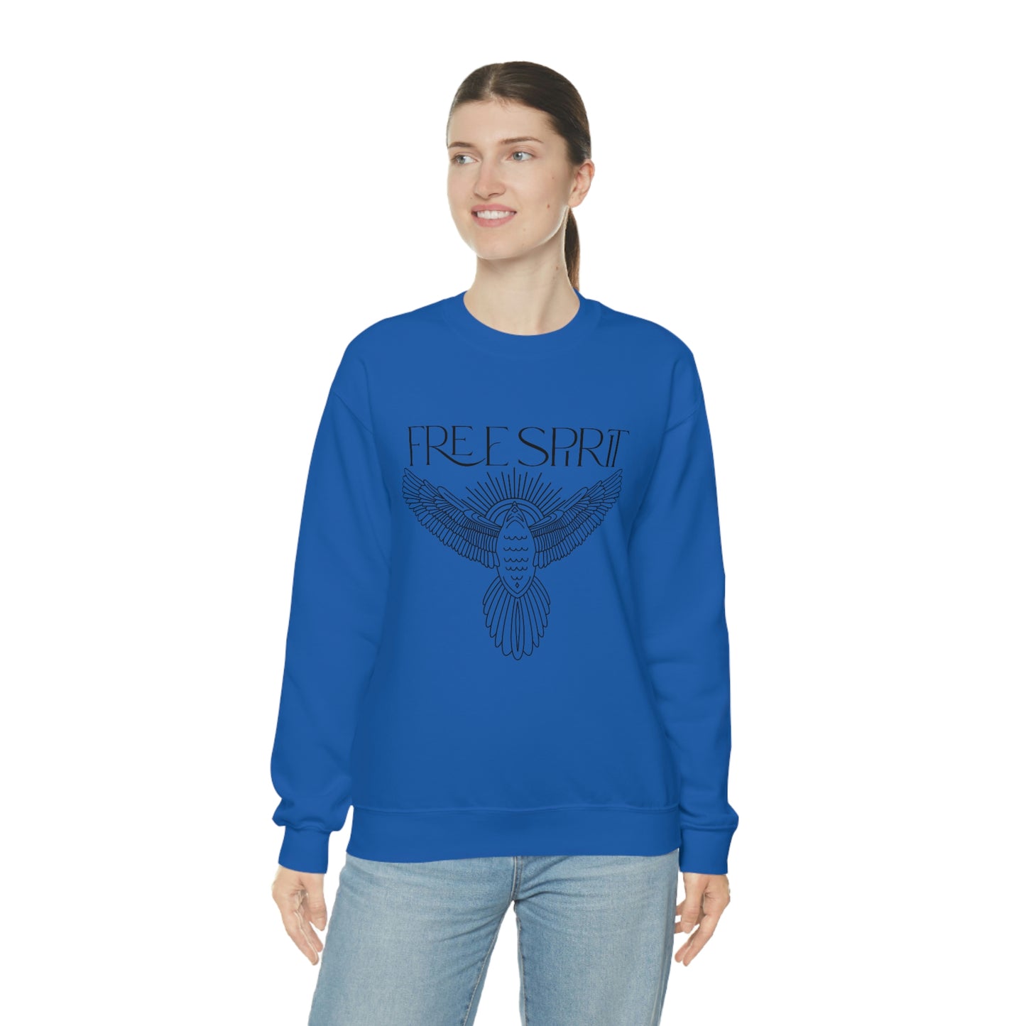 "Free Spirit" Unisex Crewneck Sweatshirt