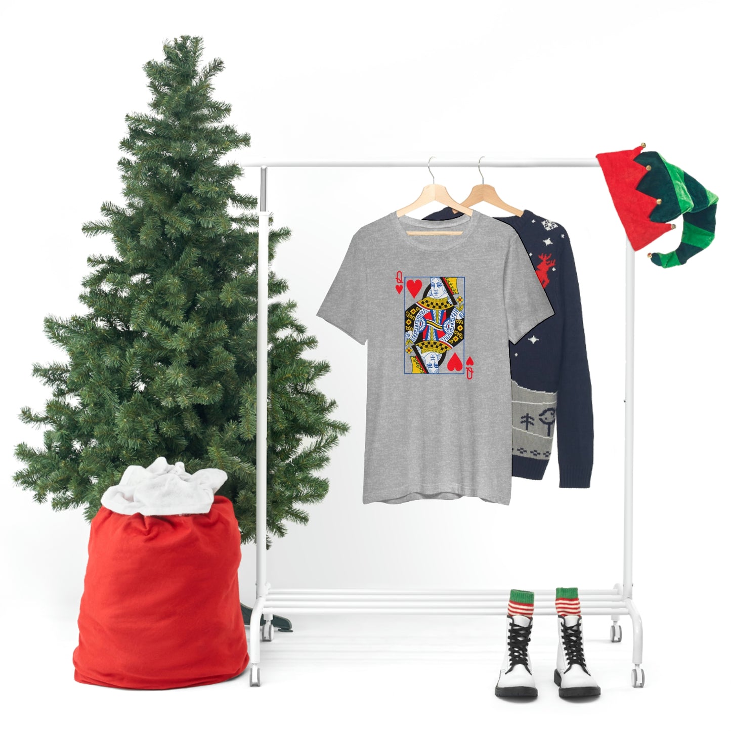 "Queen of Hearts" Unisex Jersey Short Sleeve Tee