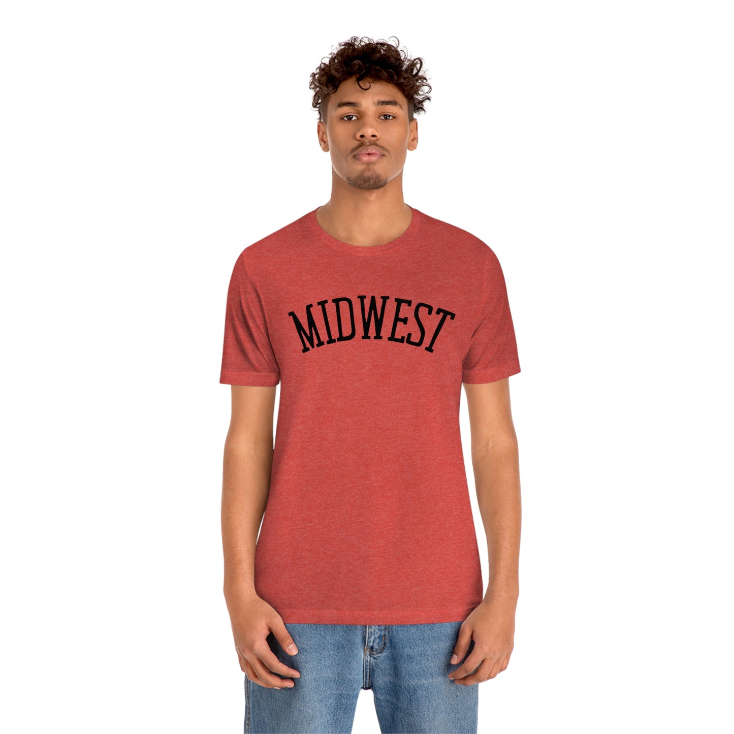 "Midwest" Unisex Jersey Short Sleeve Tee