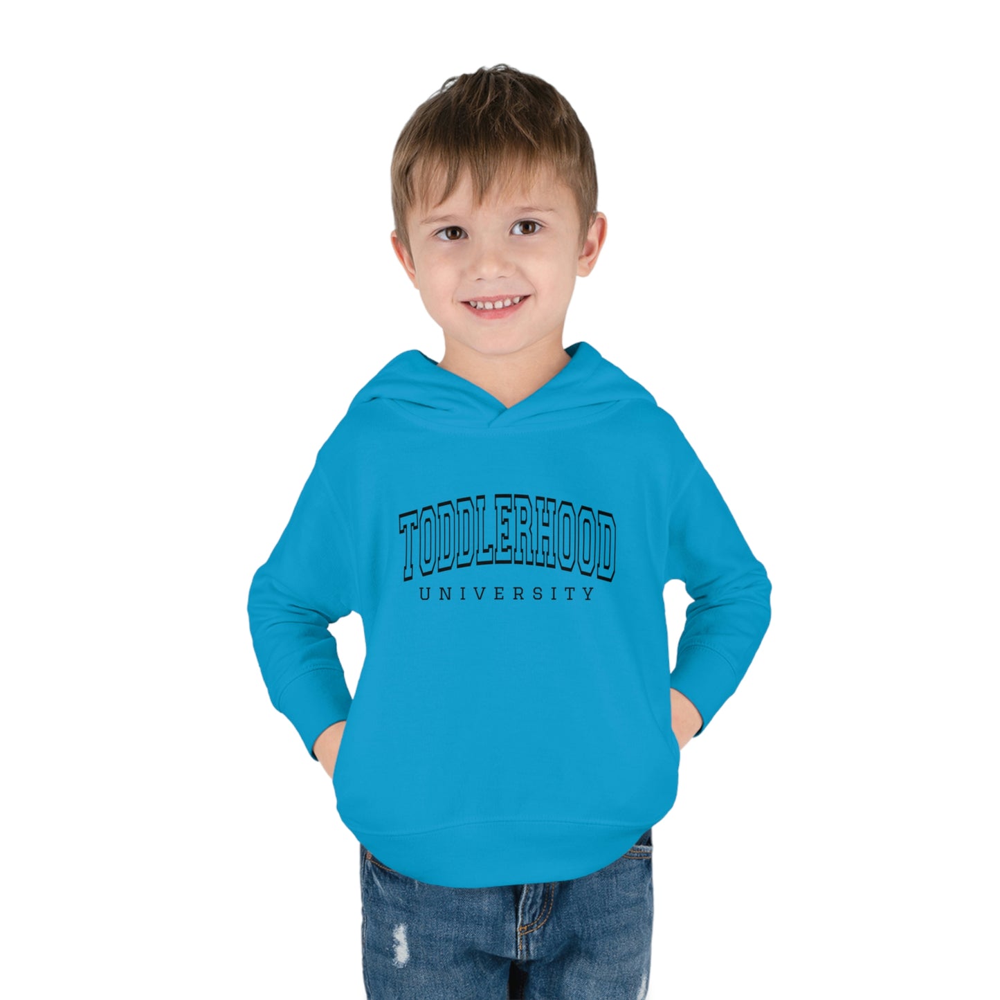 "Toddlerhood University" Toddler Pullover Fleece Hoodie (2T-6T)