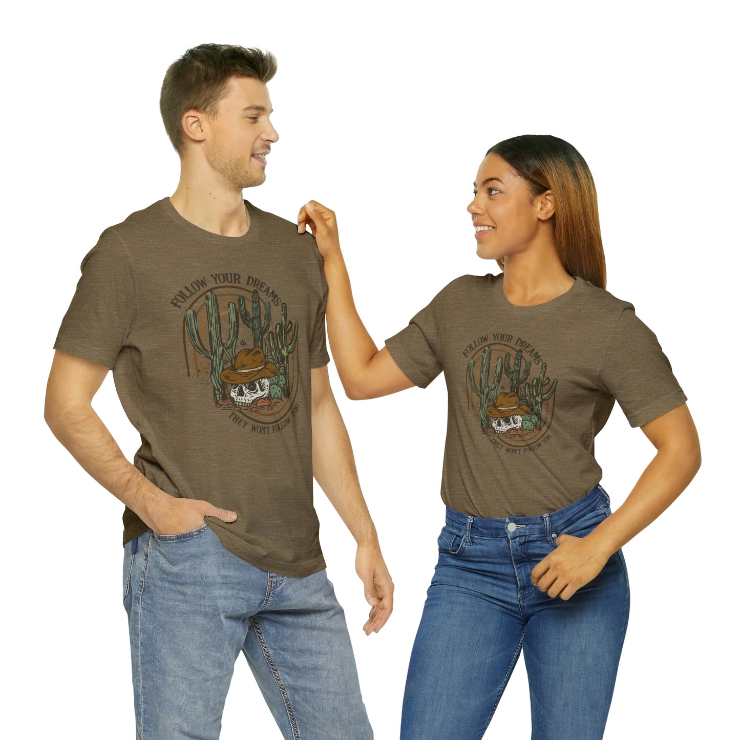 "Follow Your Dreams" Bella Canvas Short Sleeve Tee