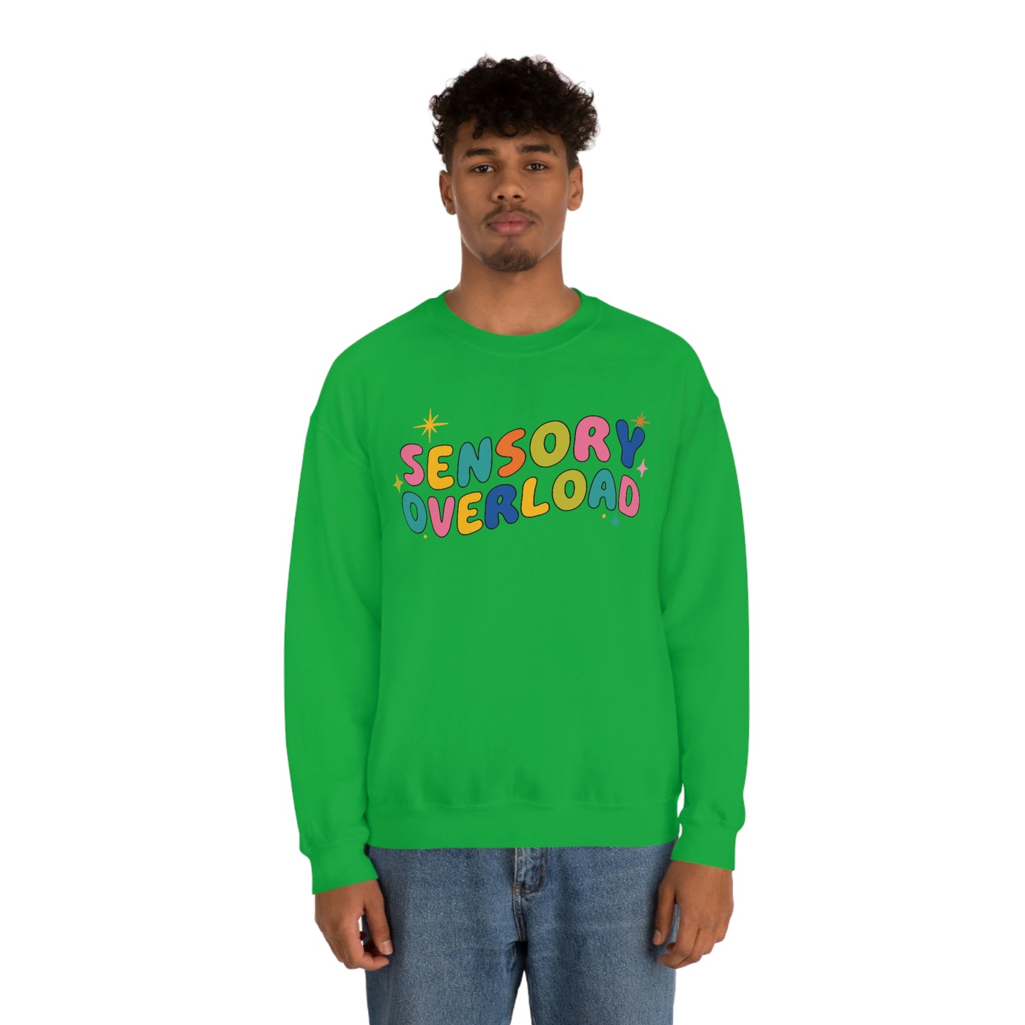 "Sensory Overload" Unisex Heavy Blend™ Crewneck Sweatshirt