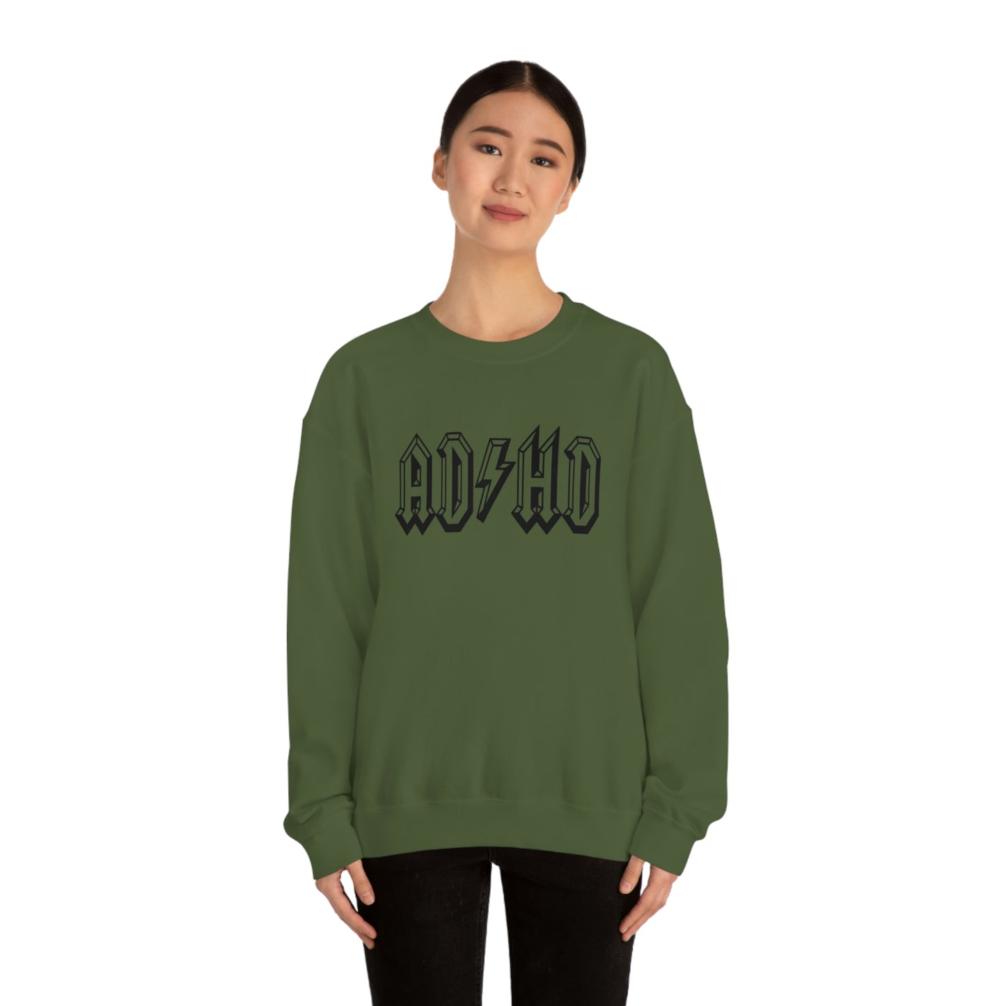 "ADHD" Unisex Crewneck Sweatshirt