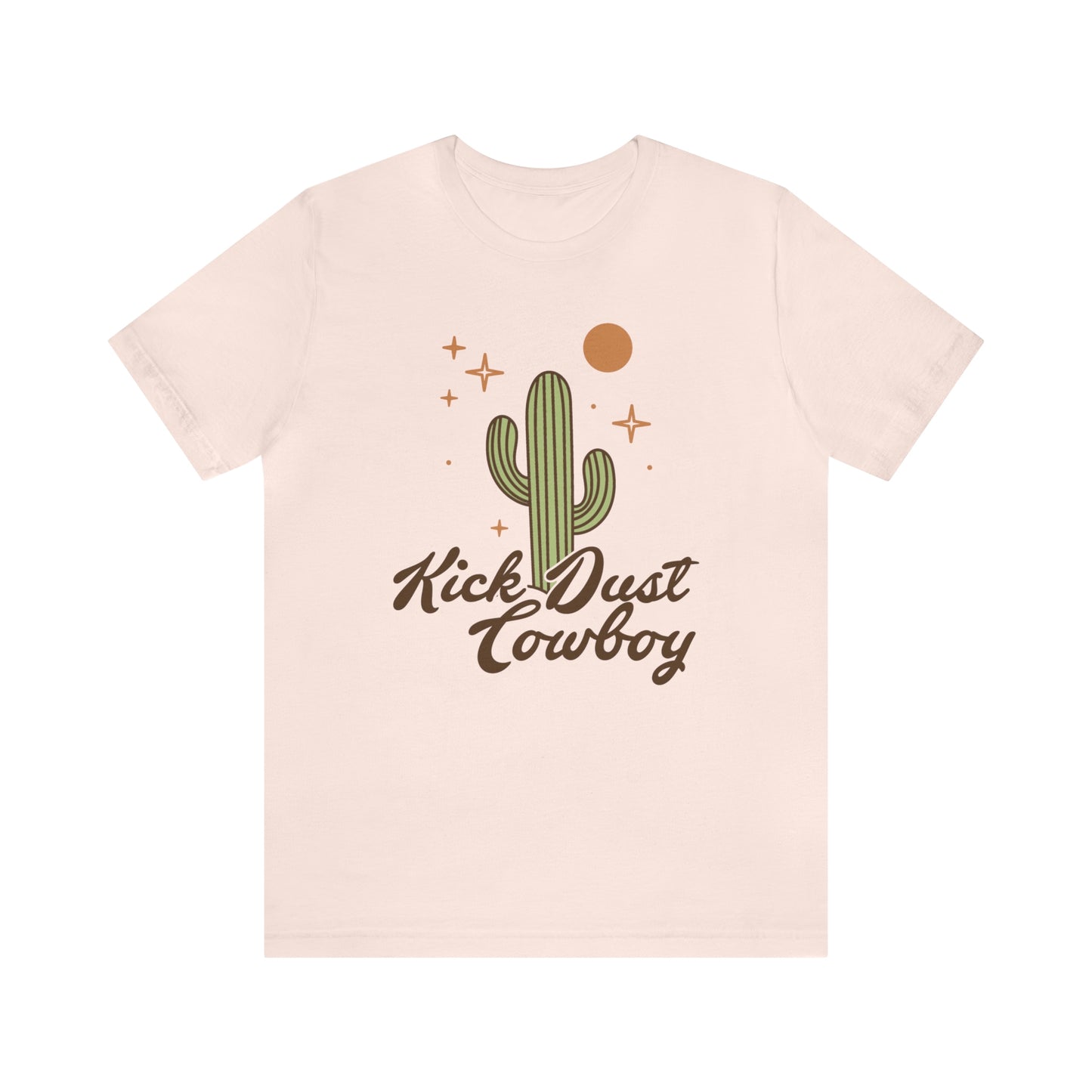 "Kick Dust Cowboy" Bella Canvas Short Sleeve Tee