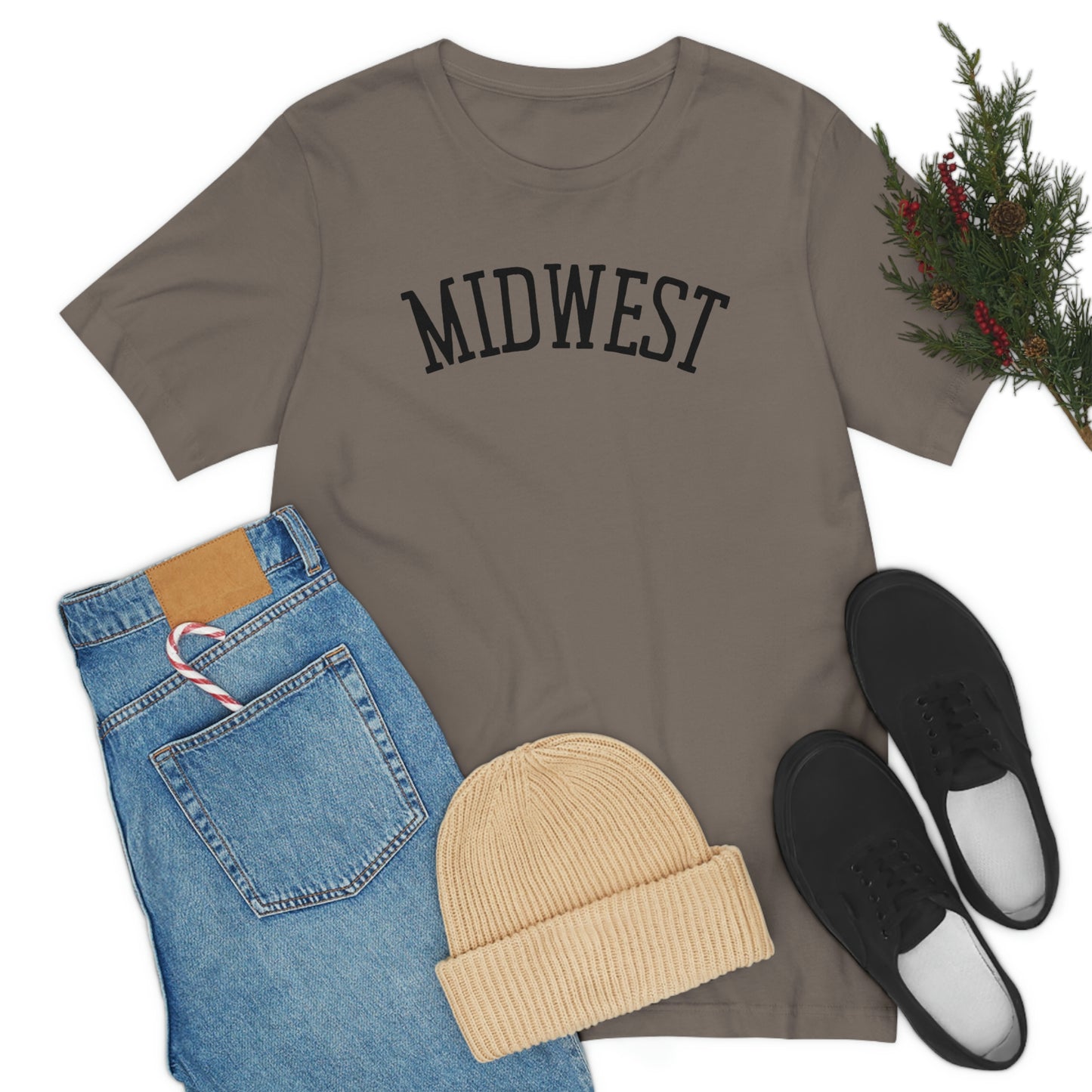 "Midwest" Unisex Jersey Short Sleeve Tee