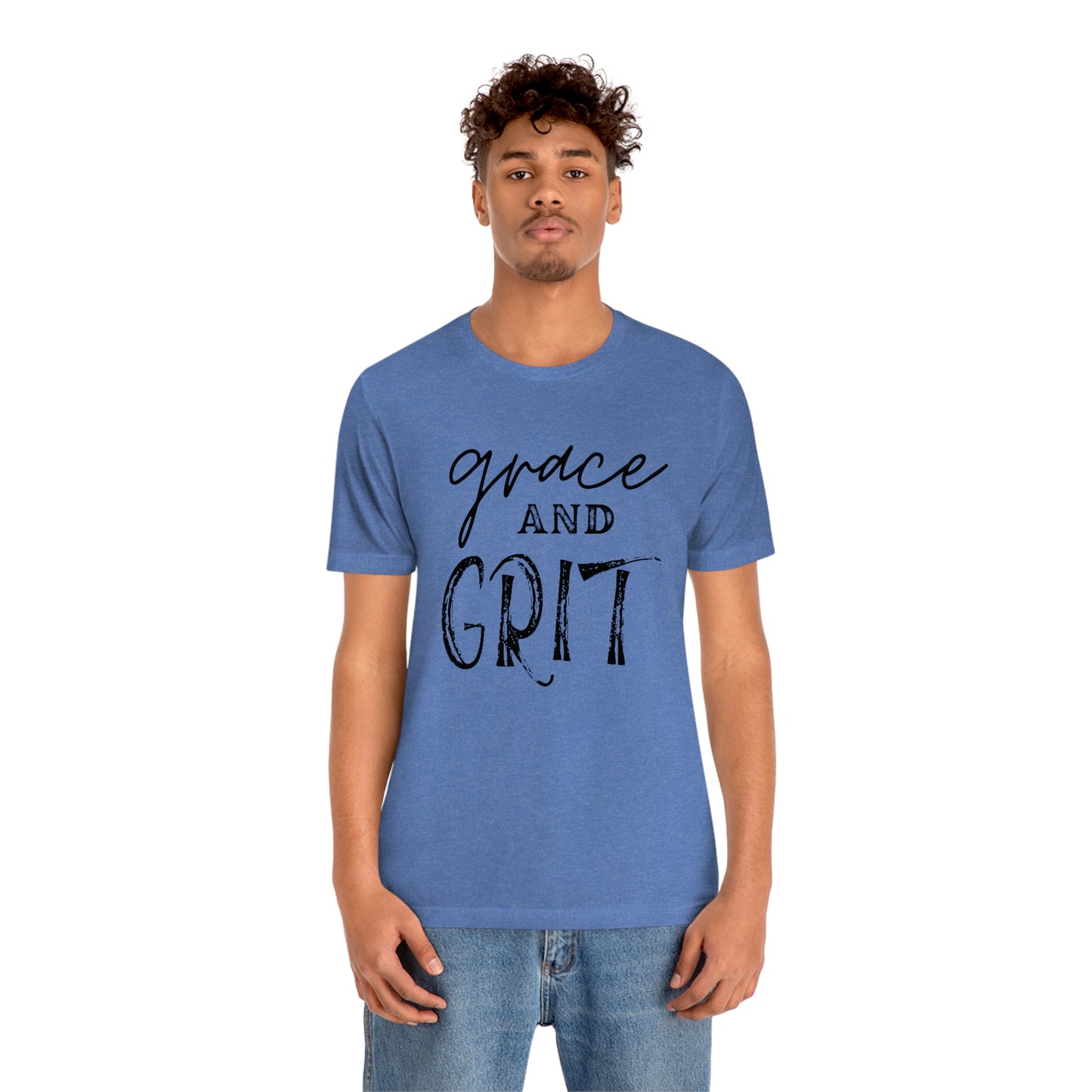 "Grace and Grit" Unisex Jersey Short Tee