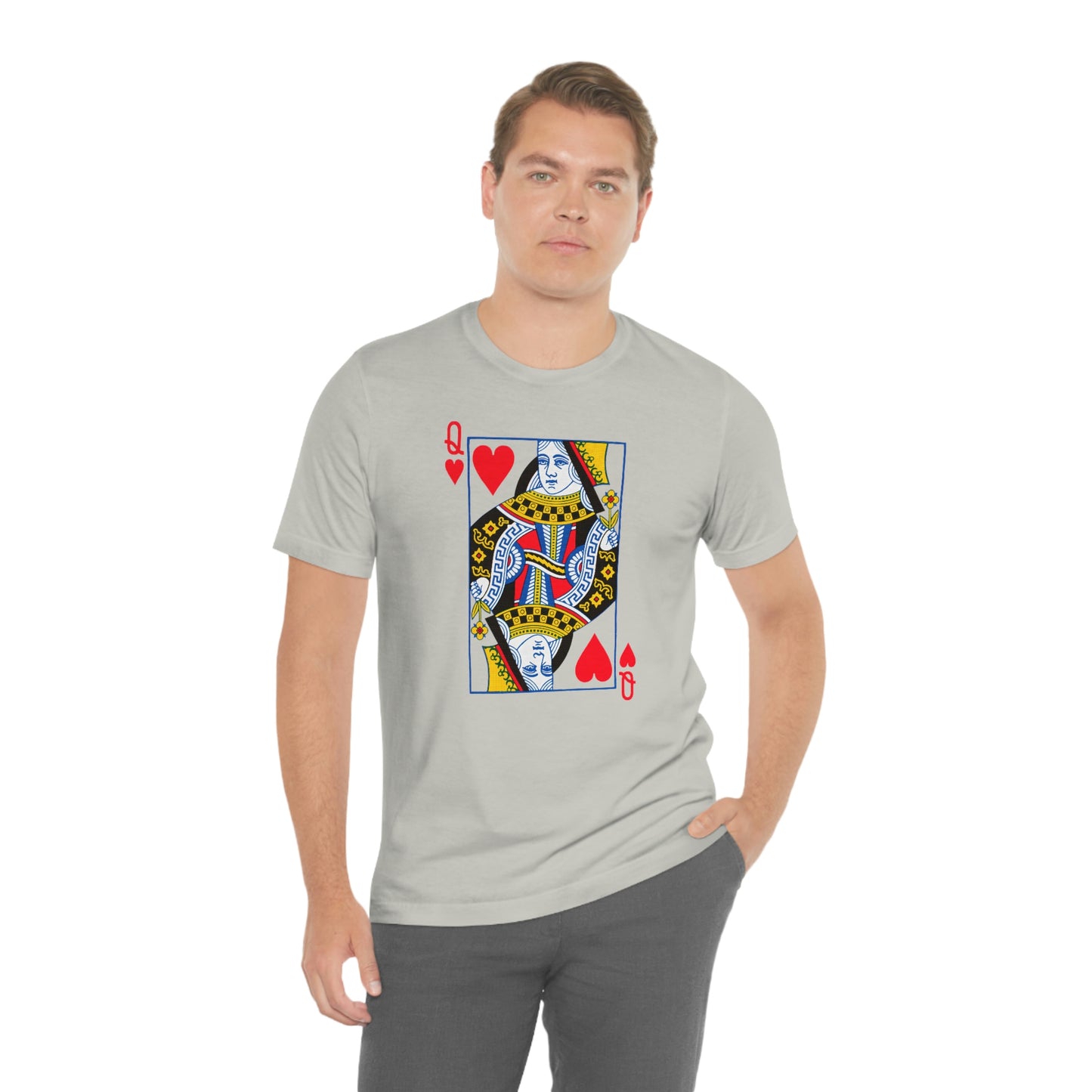 "Queen of Hearts" Unisex Jersey Short Sleeve Tee