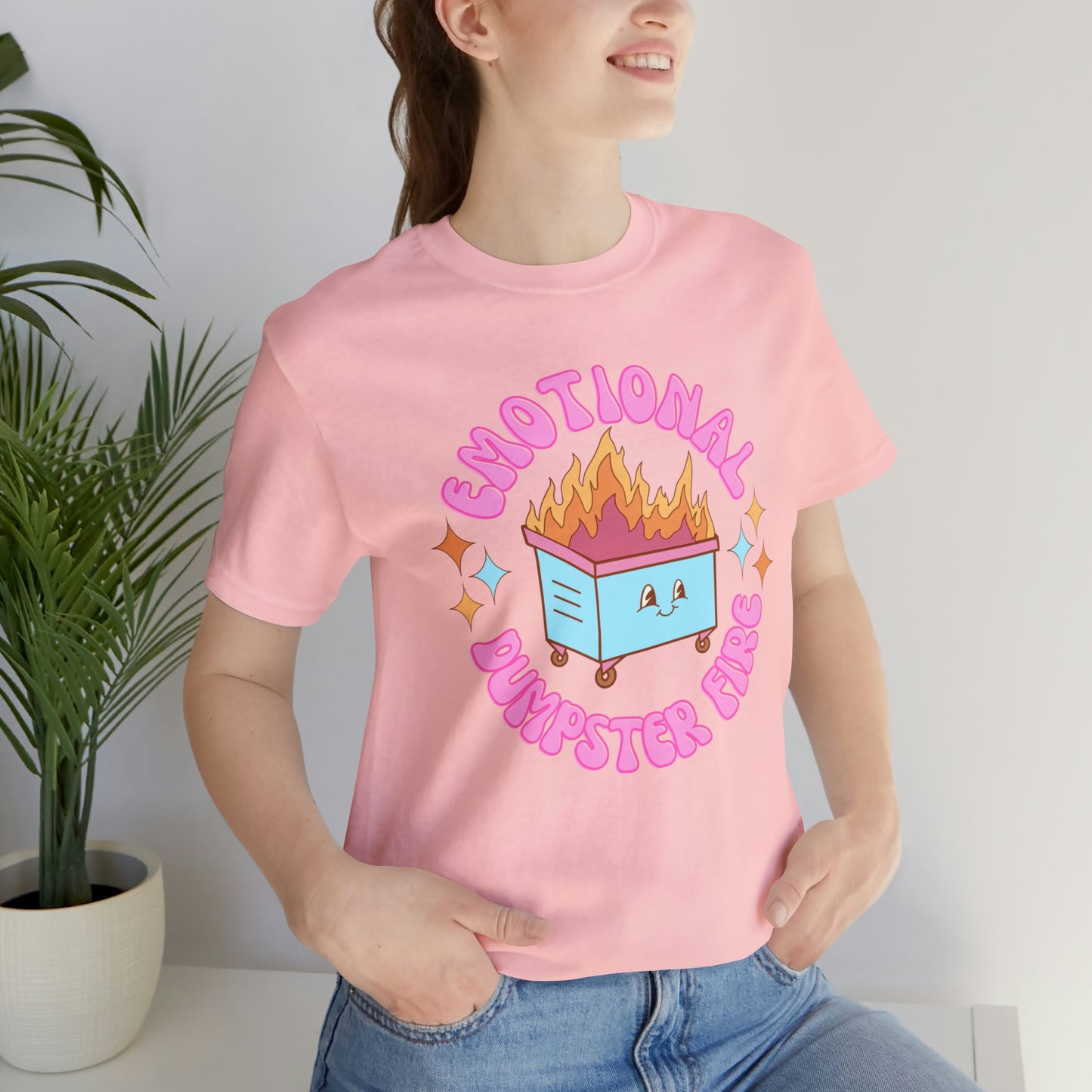 "Emotional Dumpster Fire" Bella Canvas Short Sleeve Tee