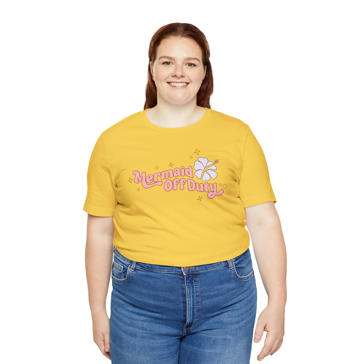 "Mermaid Off Duty" Bella Canvas Short Sleeve Tee