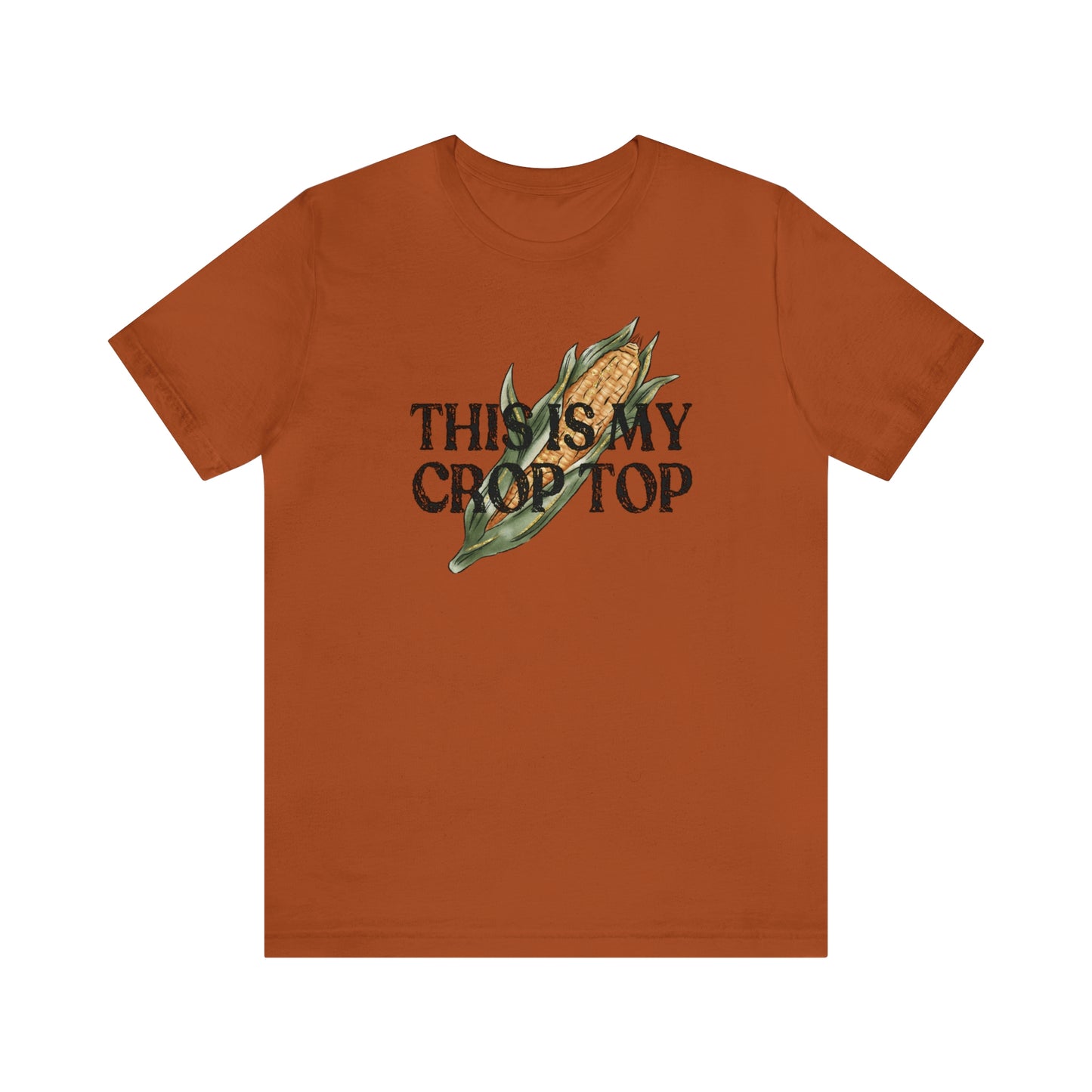"Crop Top" Bella Canvas Unisex Short Sleeve Tee