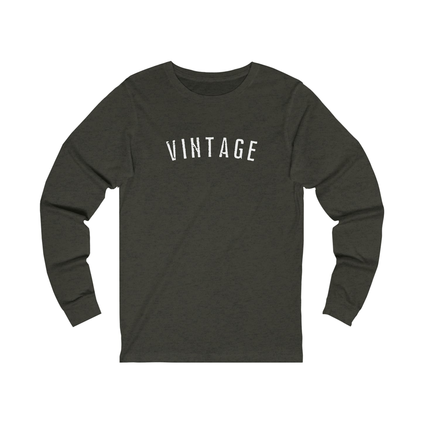 "Vintage" Bella Canvas Unisex Jersey Long Sleeve Tee