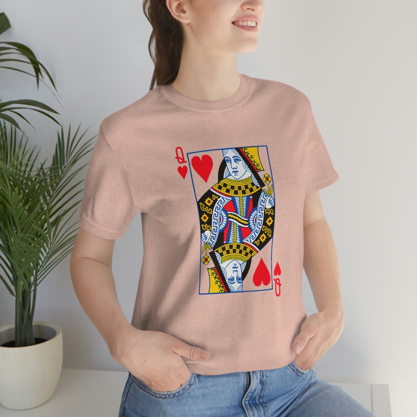 "Queen of Hearts" Unisex Jersey Short Sleeve Tee