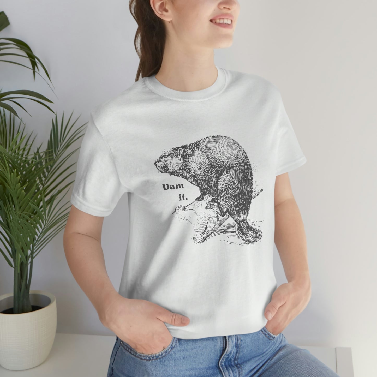 "Dam it" Bella Canvas Graphic Short Sleeve Tee