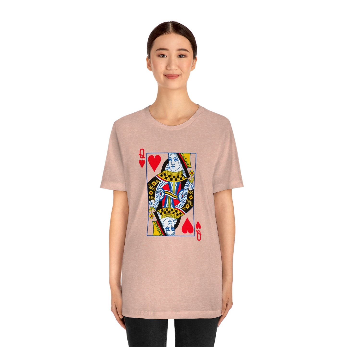 "Queen of Hearts" Unisex Jersey Short Sleeve Tee
