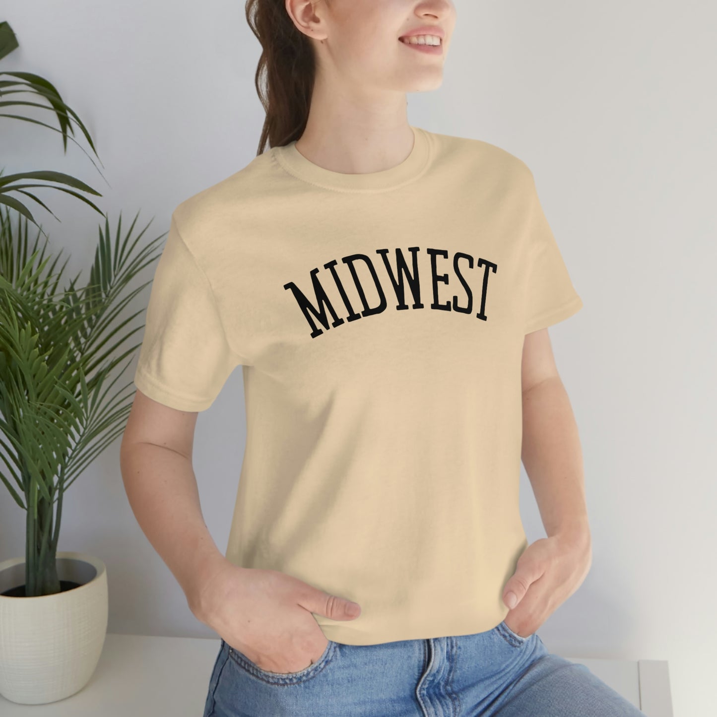 "Midwest" Unisex Jersey Short Sleeve Tee