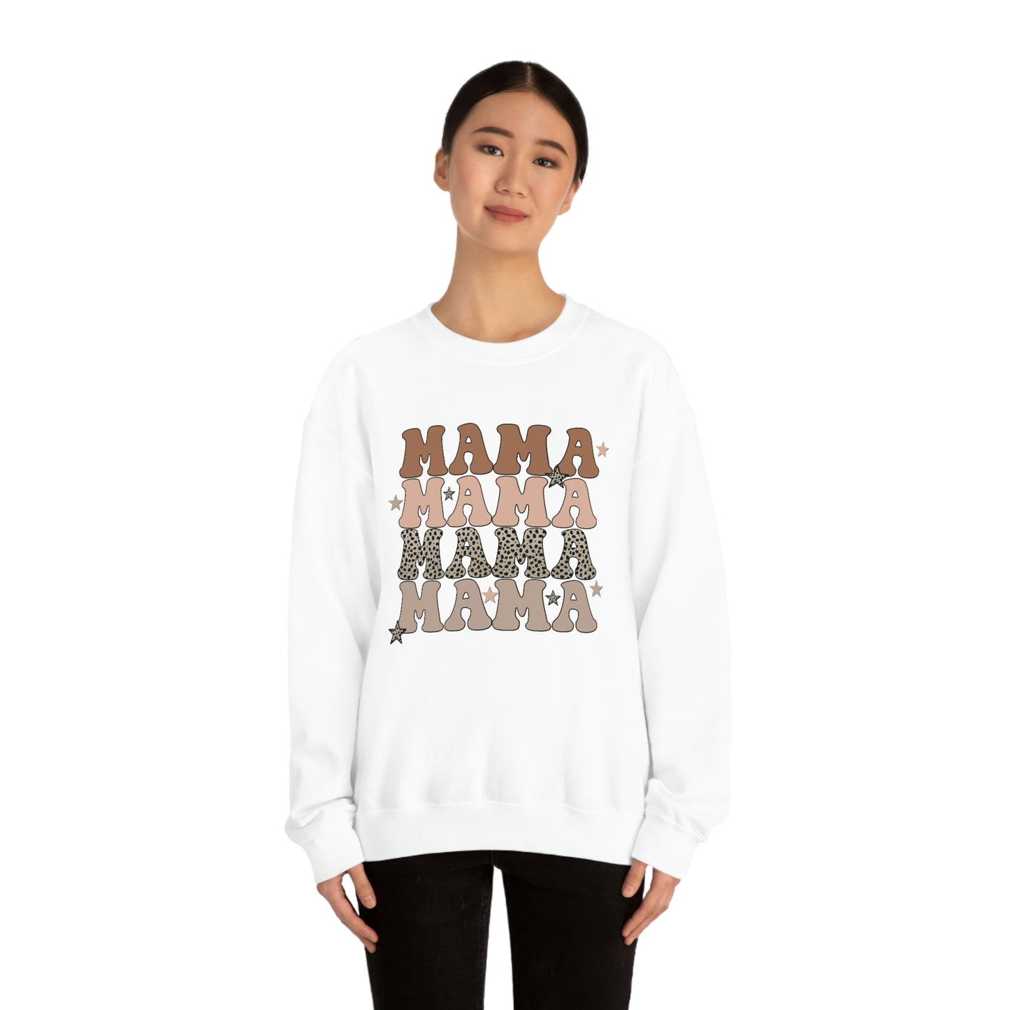 "MAMA" Unisex Heavy Blend™ Crewneck Sweatshirt