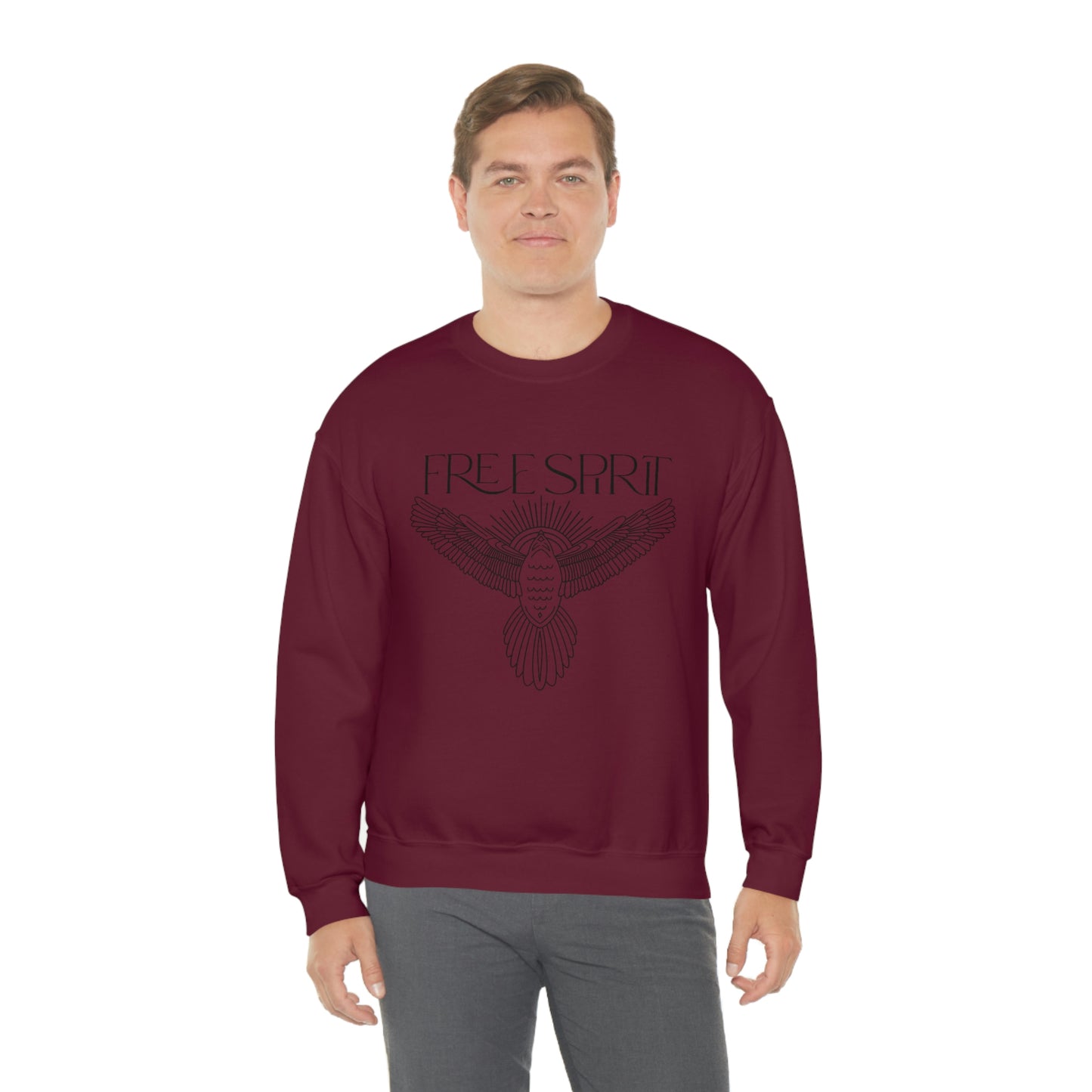 "Free Spirit" Unisex Crewneck Sweatshirt