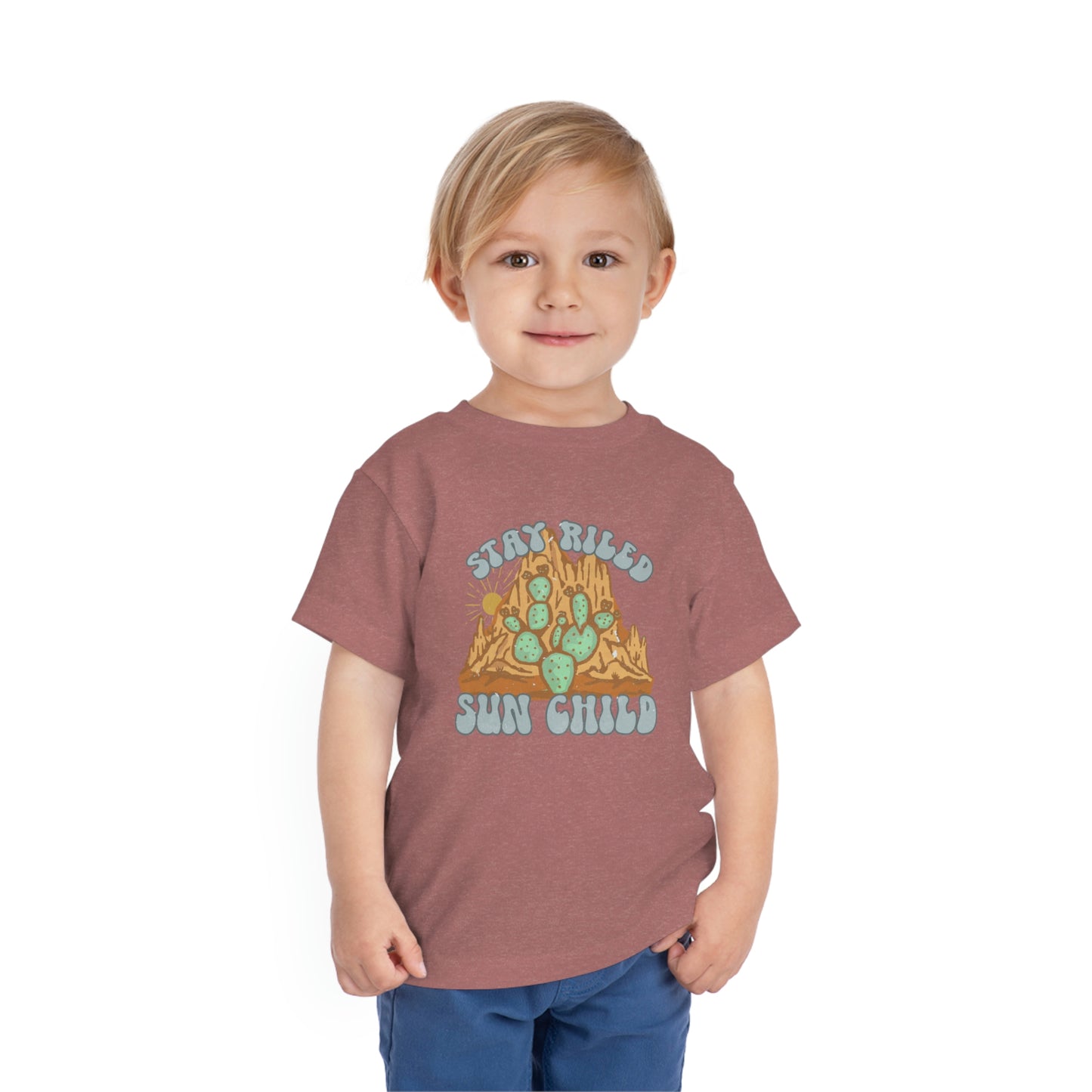 "Stay Riled Wild Child" Toddler Short Sleeve Tee (2T-5T)