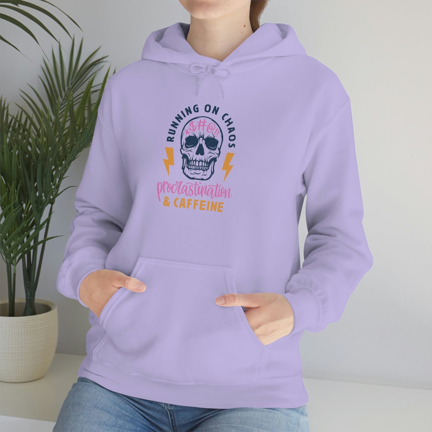 "Chaos and Caffeine" Unisex Heavy Blend™ Hooded Sweatshirt