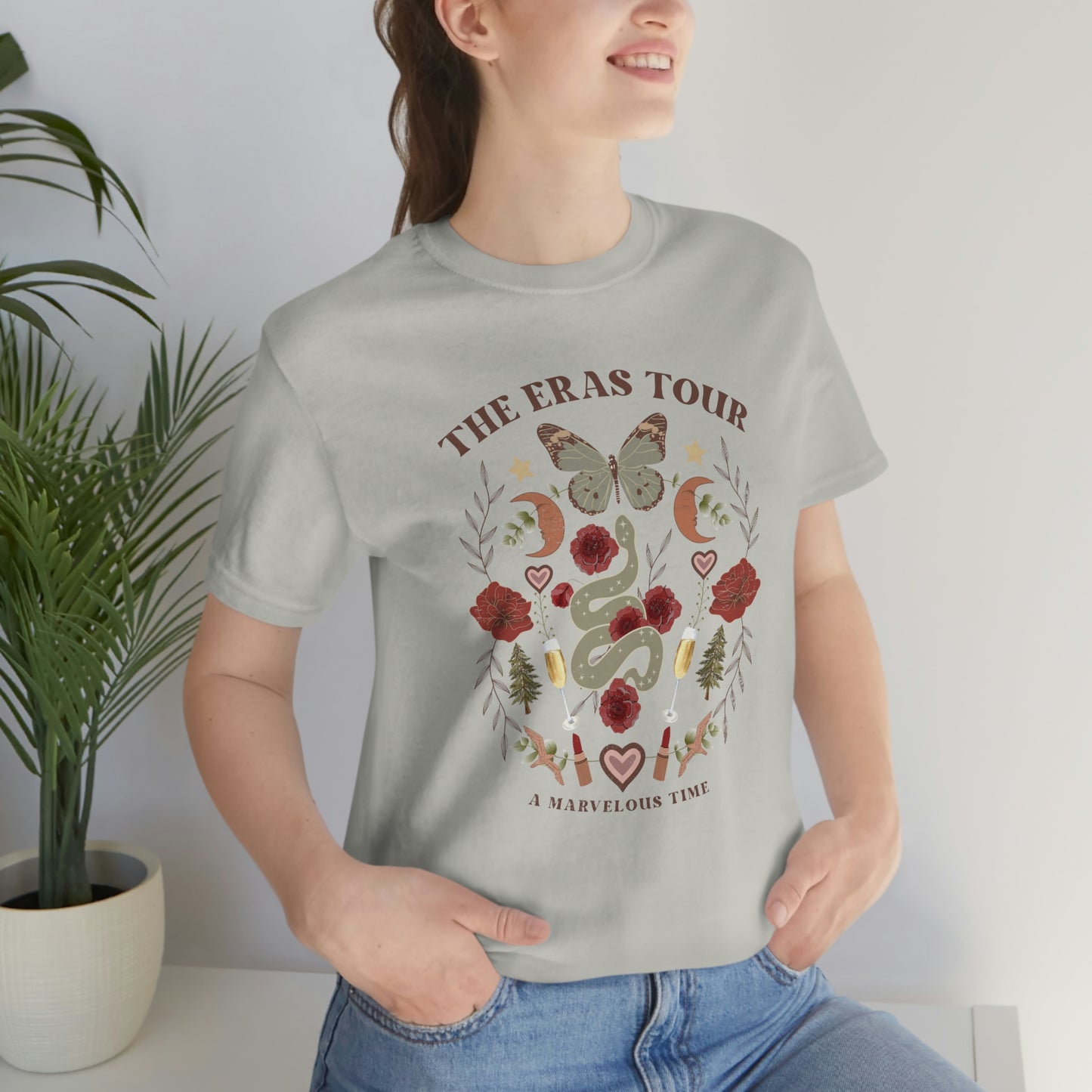 Taylor Swift Eras Tour 1989 Midnights Bella Canvas Unisex Jersey Short Sleeve Tee