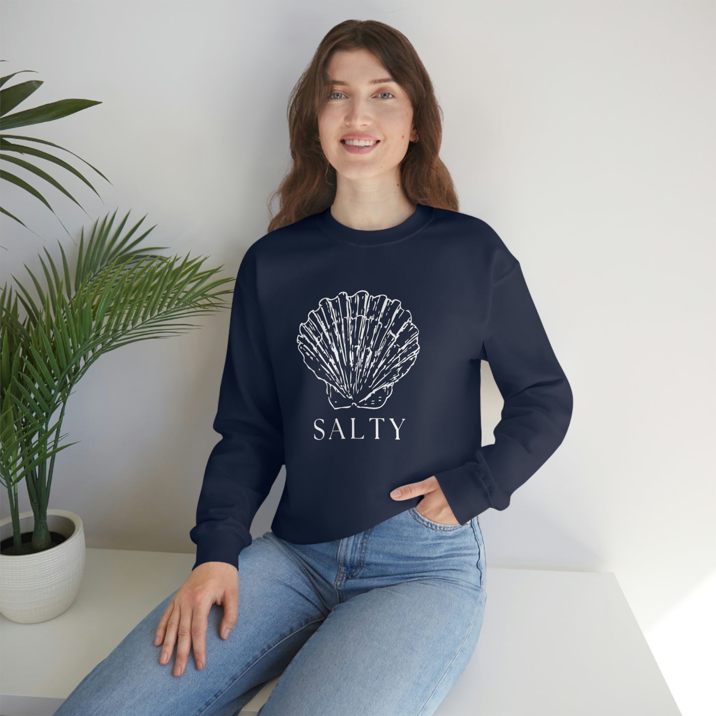 "Salty" Unisex Heavy Blend™ Crewneck Sweatshirt