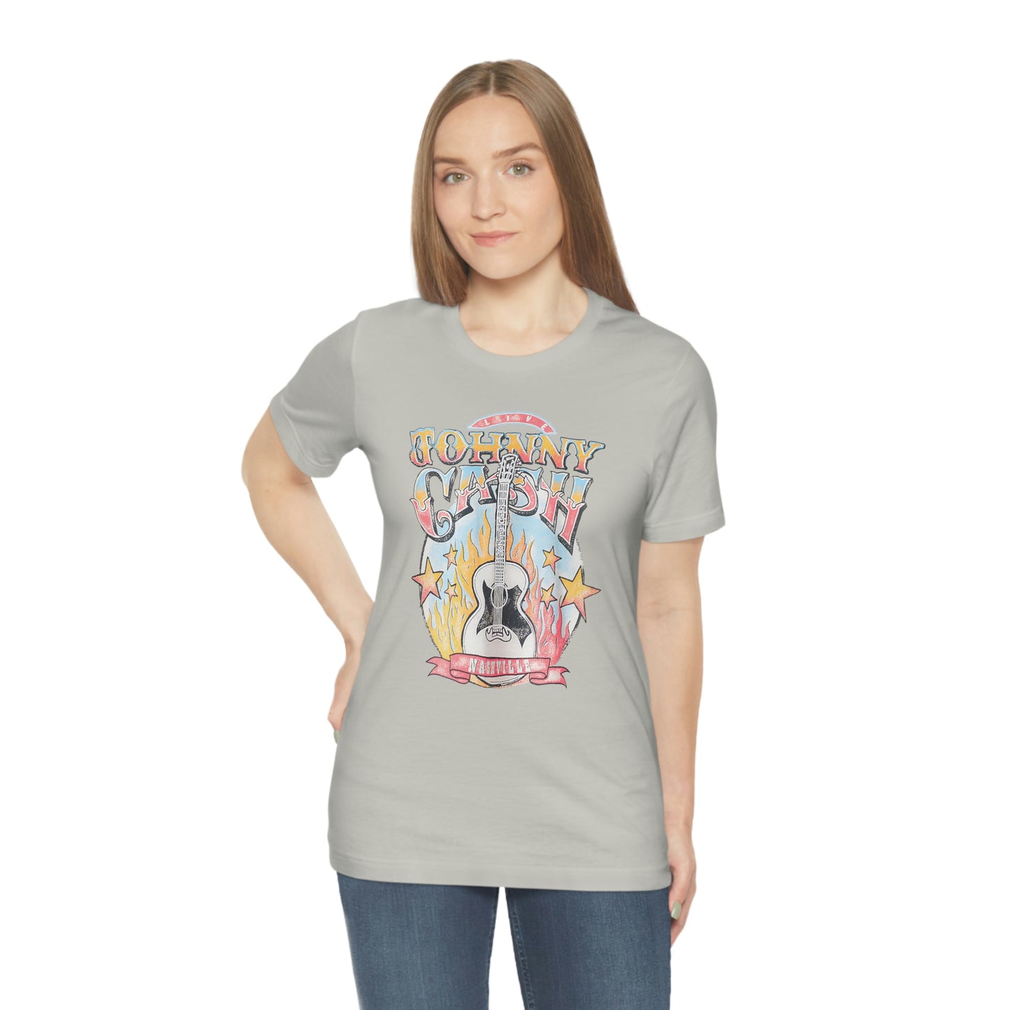 "Johnny Cash" Unisex Jersey Short Sleeve Tee