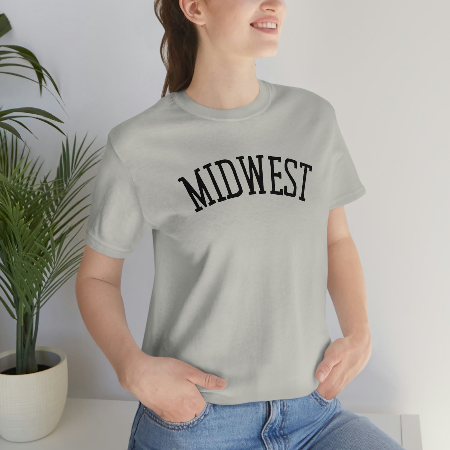 "Midwest" Unisex Jersey Short Sleeve Tee