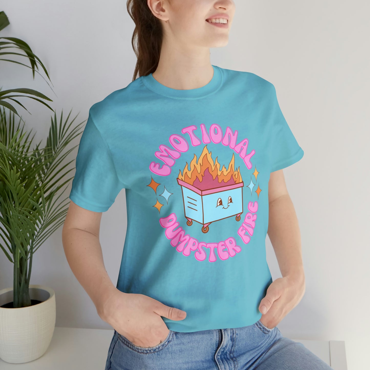 "Emotional Dumpster Fire" Bella Canvas Short Sleeve Tee