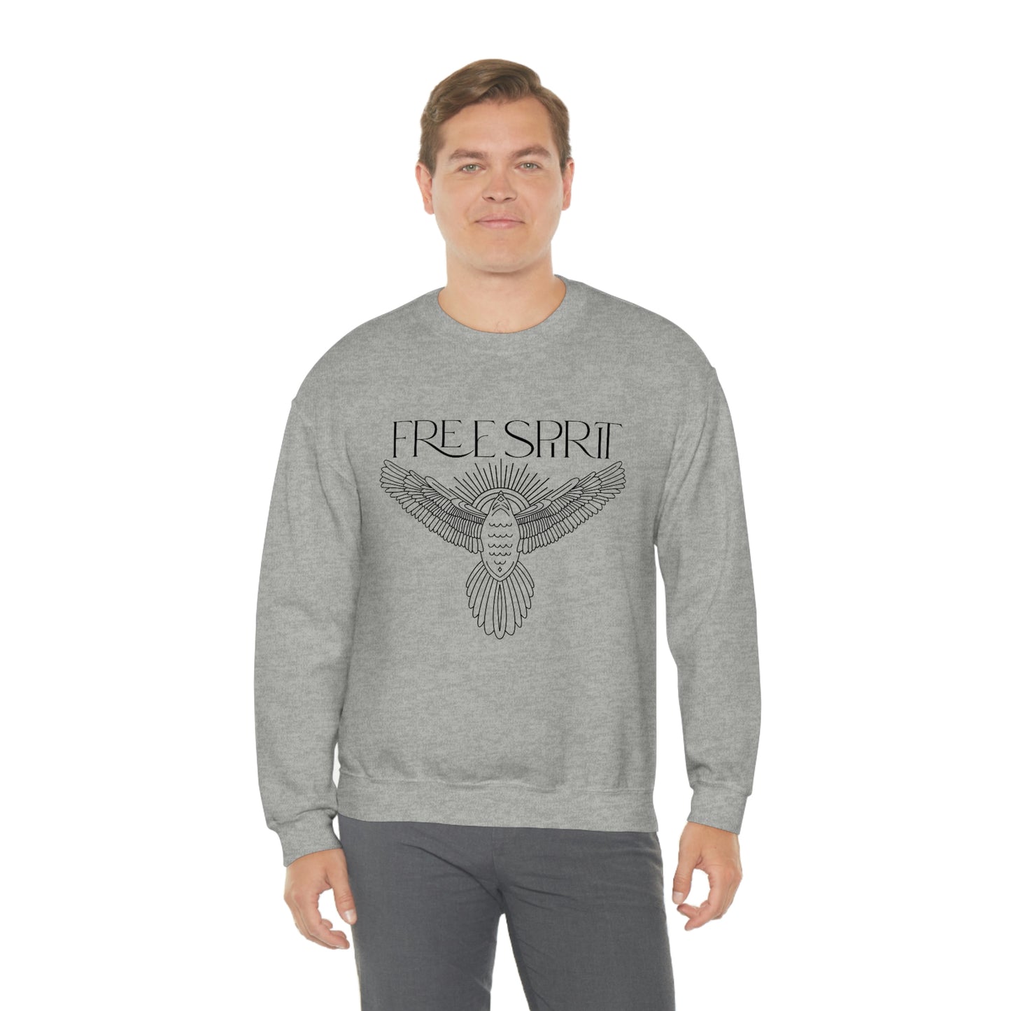 "Free Spirit" Unisex Crewneck Sweatshirt