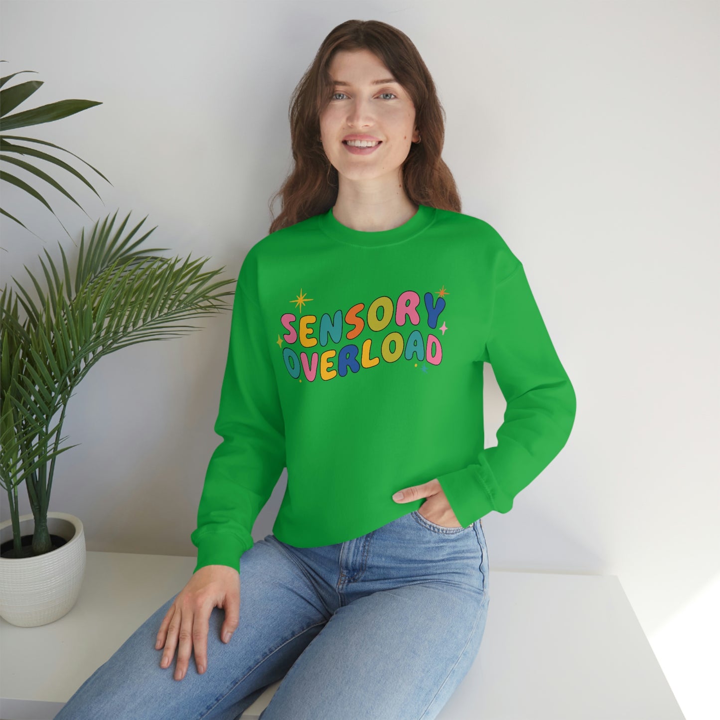 "Sensory Overload" Unisex Heavy Blend™ Crewneck Sweatshirt