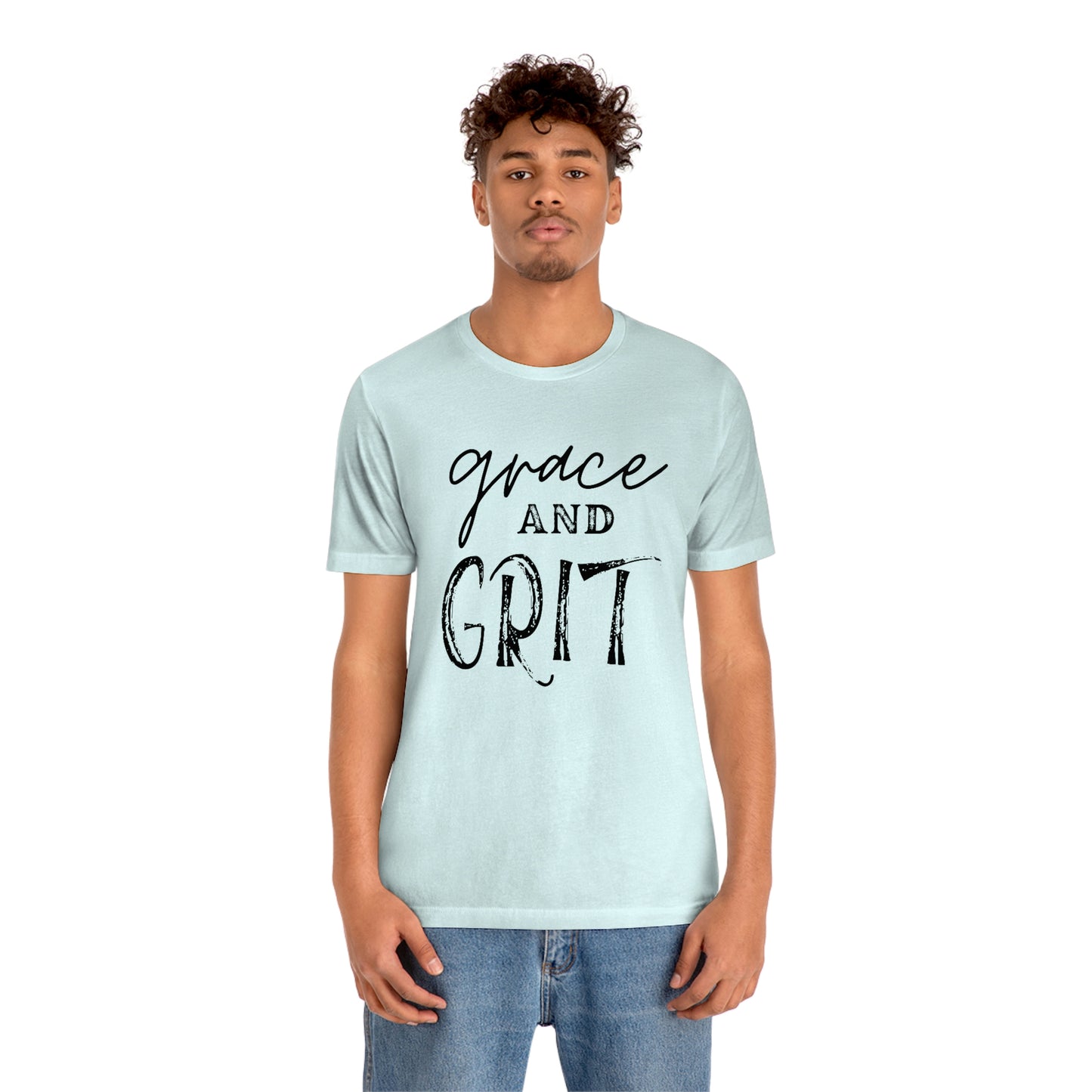 "Grace and Grit" Unisex Jersey Short Tee